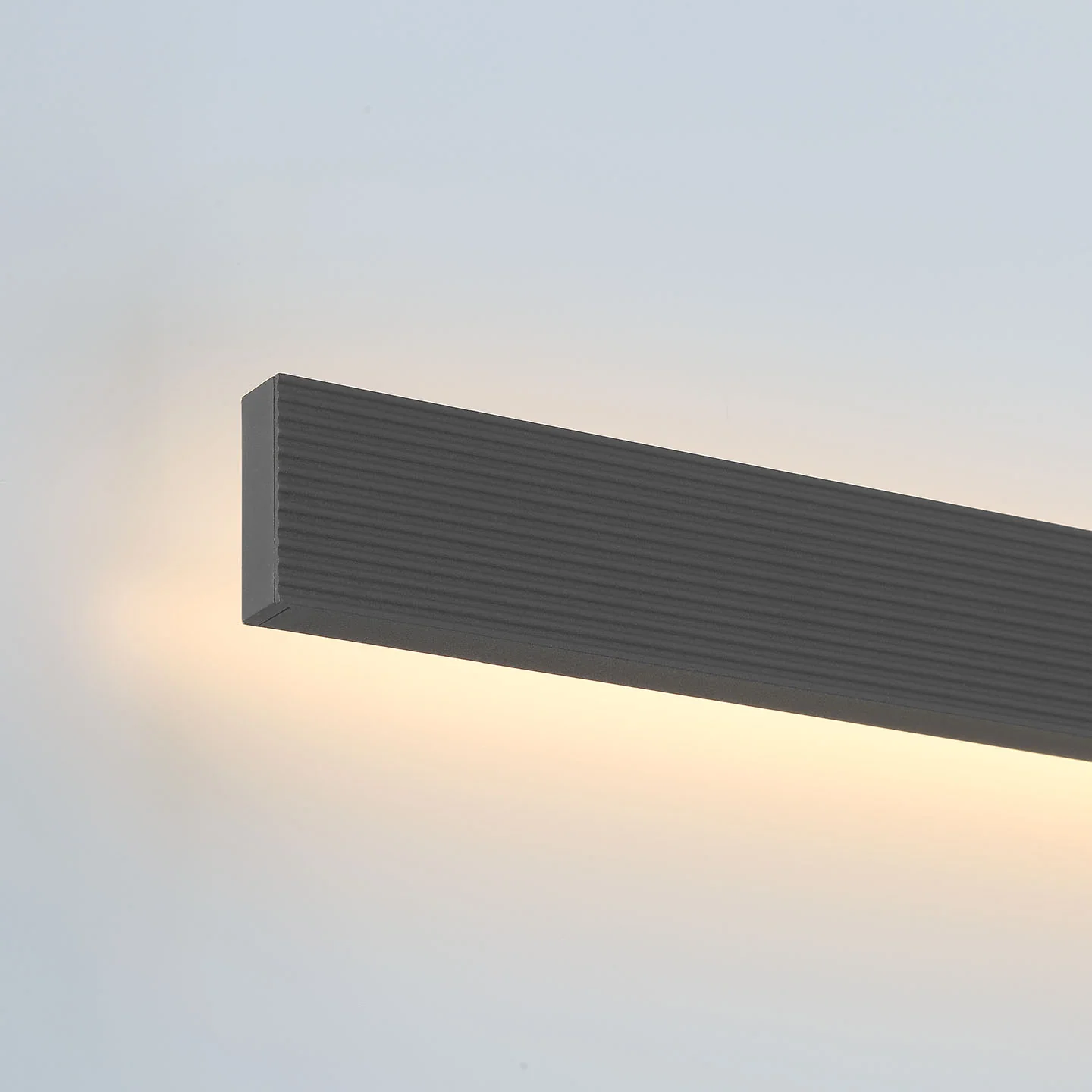 Enso Integrated LED 51" Outdoor Wall in Textured Black - Image 6