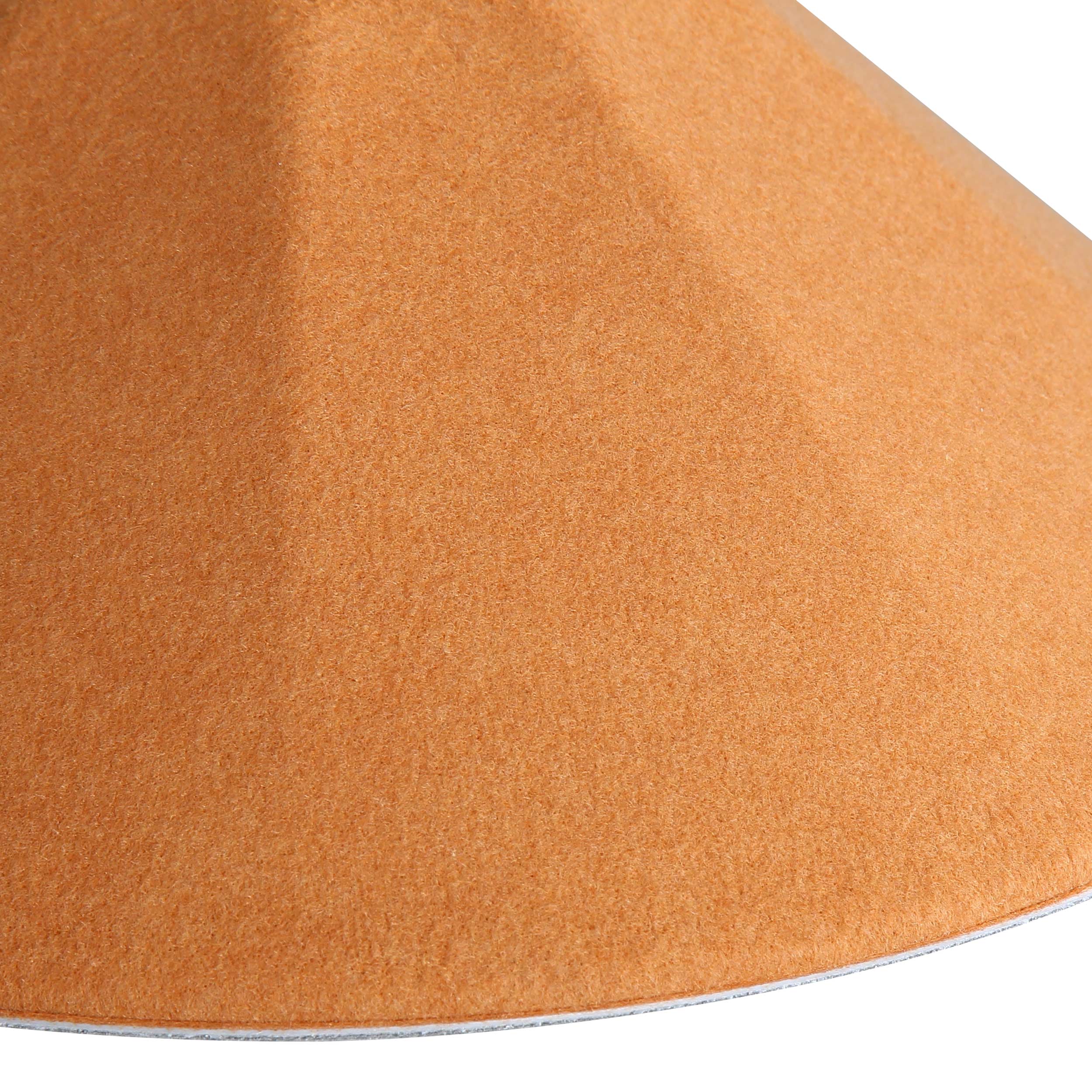 Faroe 13in Integrated LED Pendant in Earth Yellow/Grey Felt - Image 6