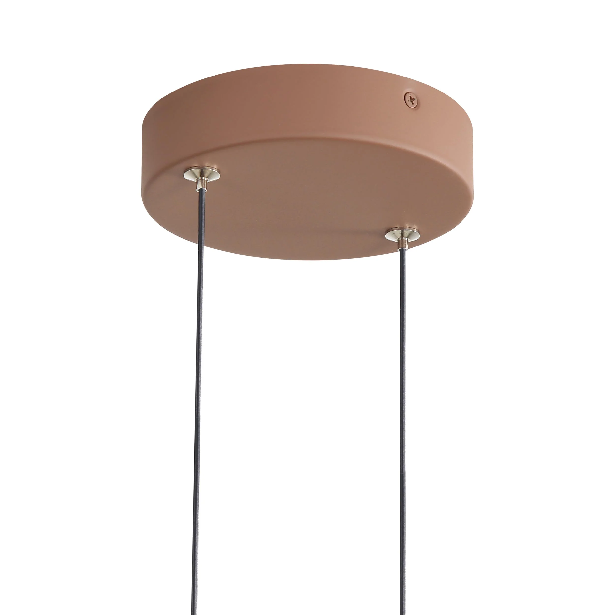 Faroe 30in Integrated LED Pendant in Coffee/Black Felt - Image 7