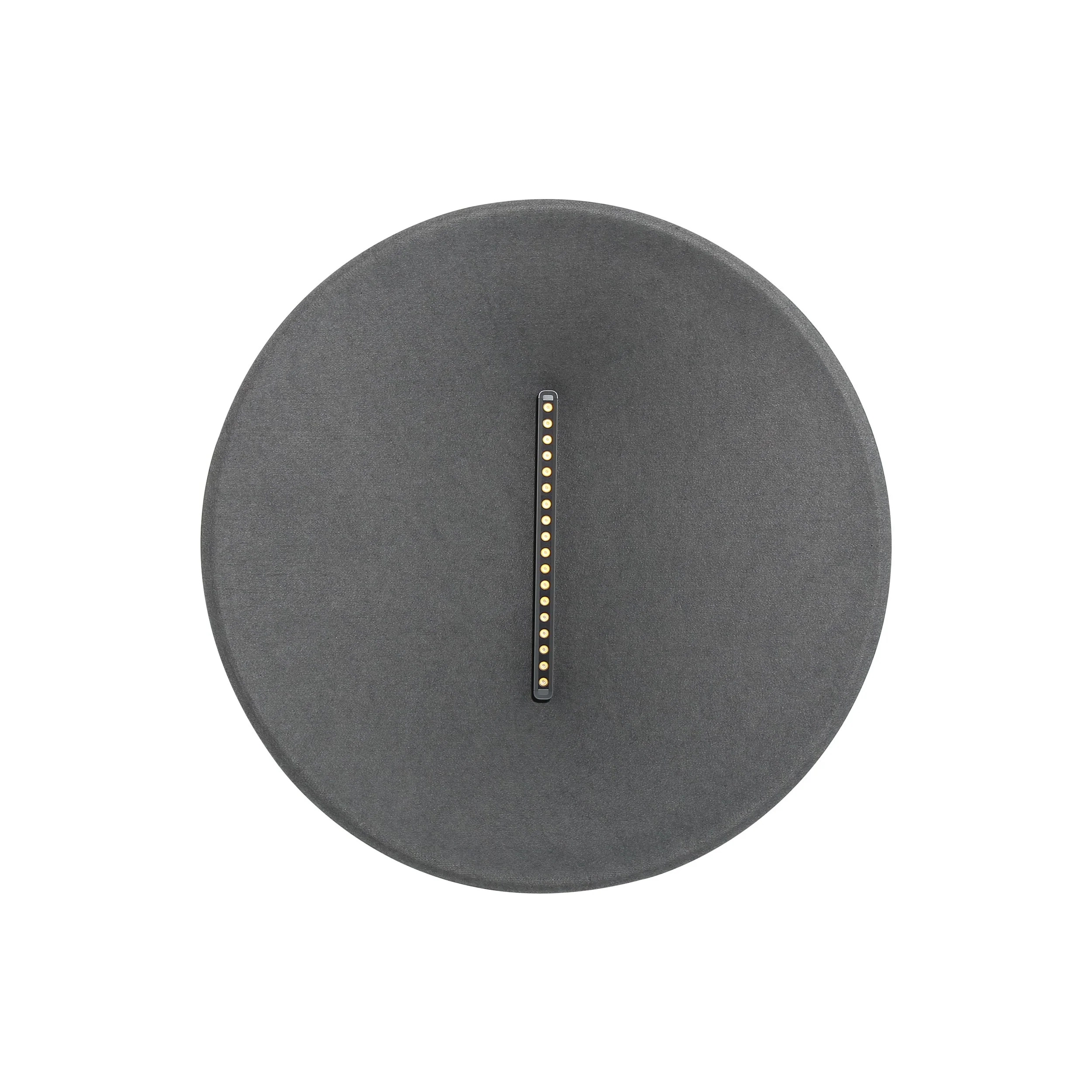 Faroe 30in Integrated LED Pendant in Flecked Black/Grey Felt - Image 7