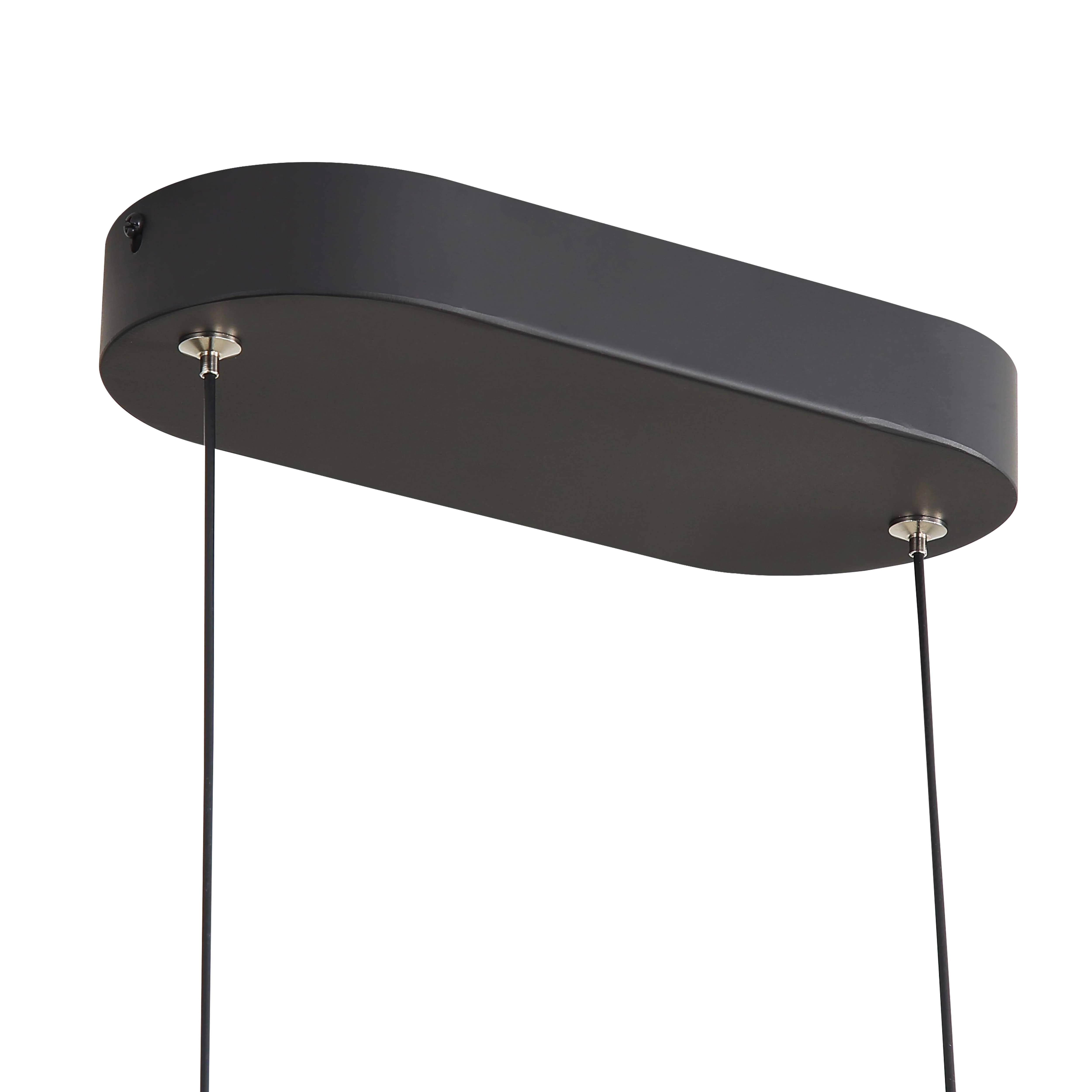 Faroe Integrated LED Island Light in Flecked Black/Grey - Image 6