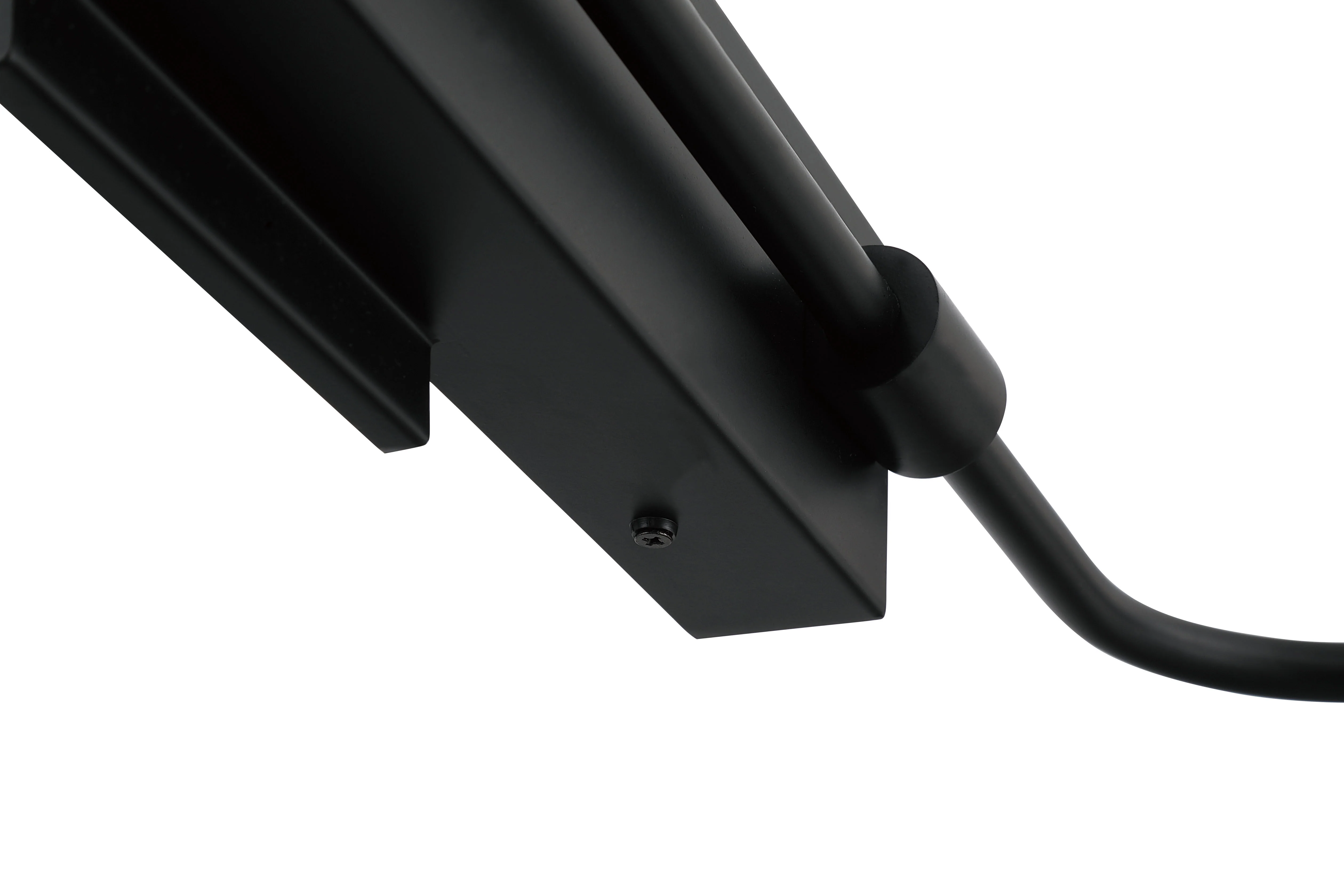 Geode Integrated LED 27in Outdoor Wall in Matte Black with Fluted Striped Glass - Image 8