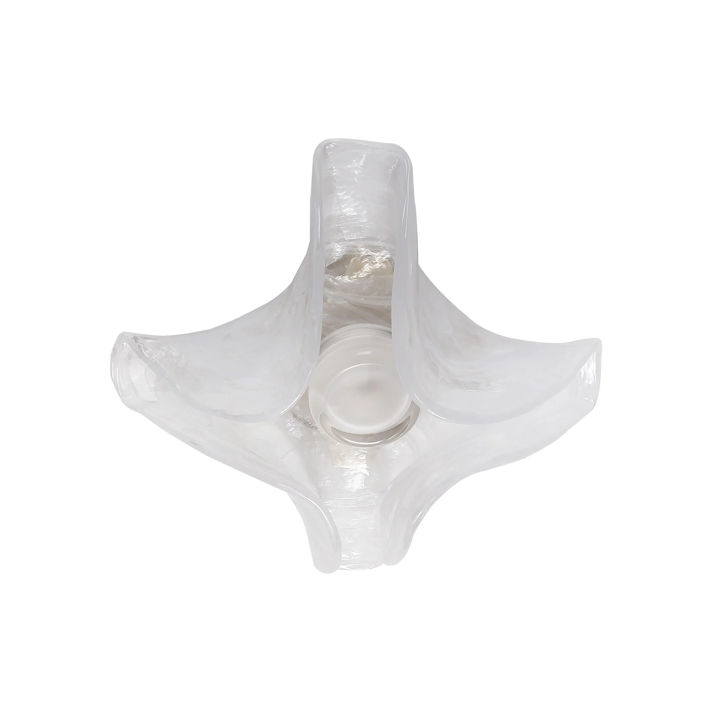 Glacier Integrated LED Flush Mount in Polished Nickel - Image 3