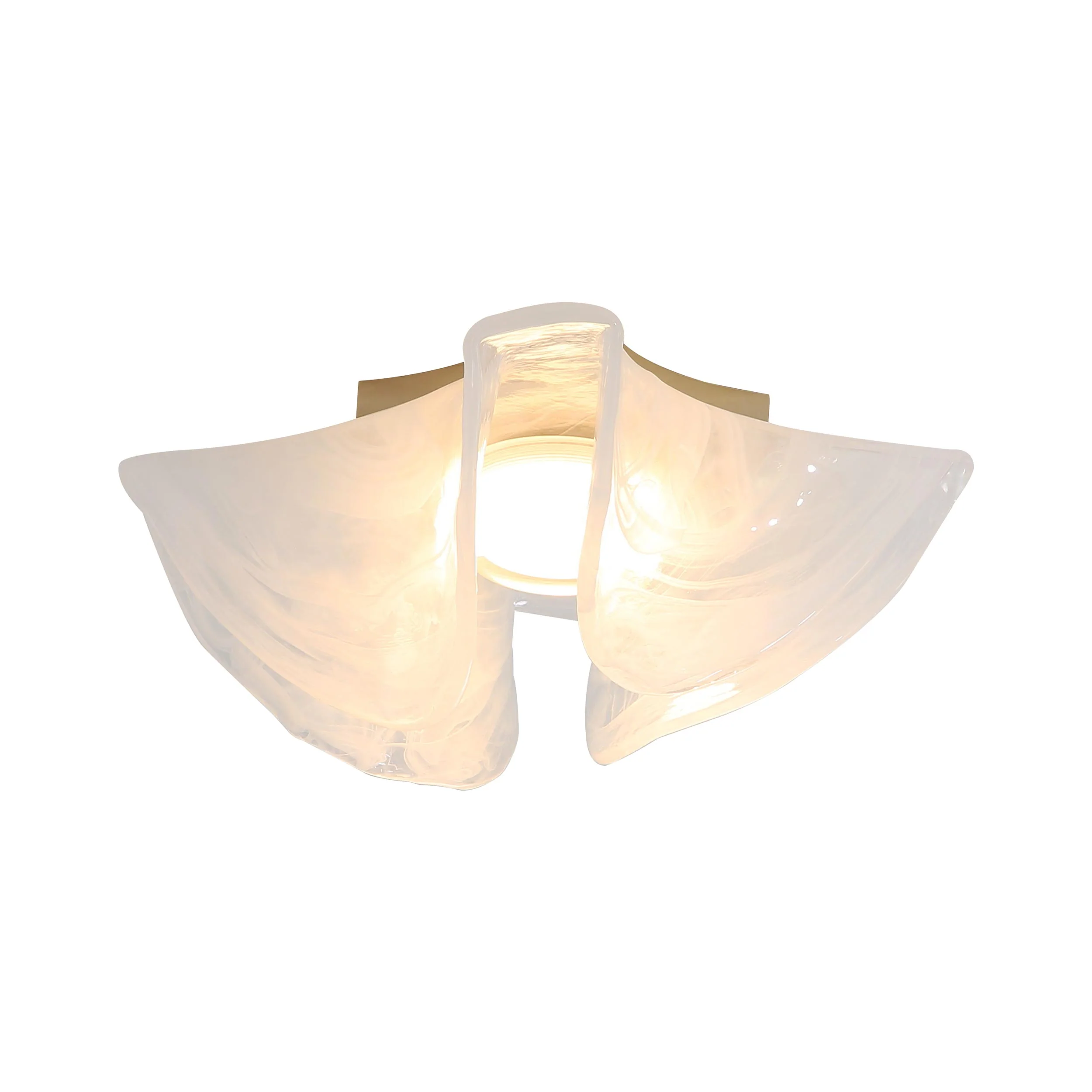 Glacier Integrated LED Flush Mount in Polished Nickel - Image 4