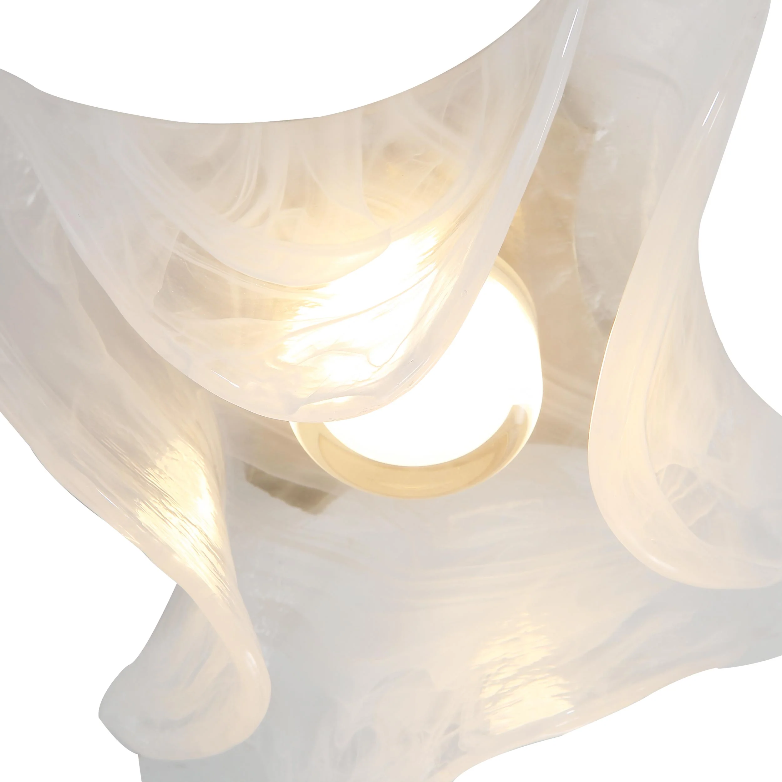 Glacier Integrated LED Flush Mount in Polished Nickel - Image 5