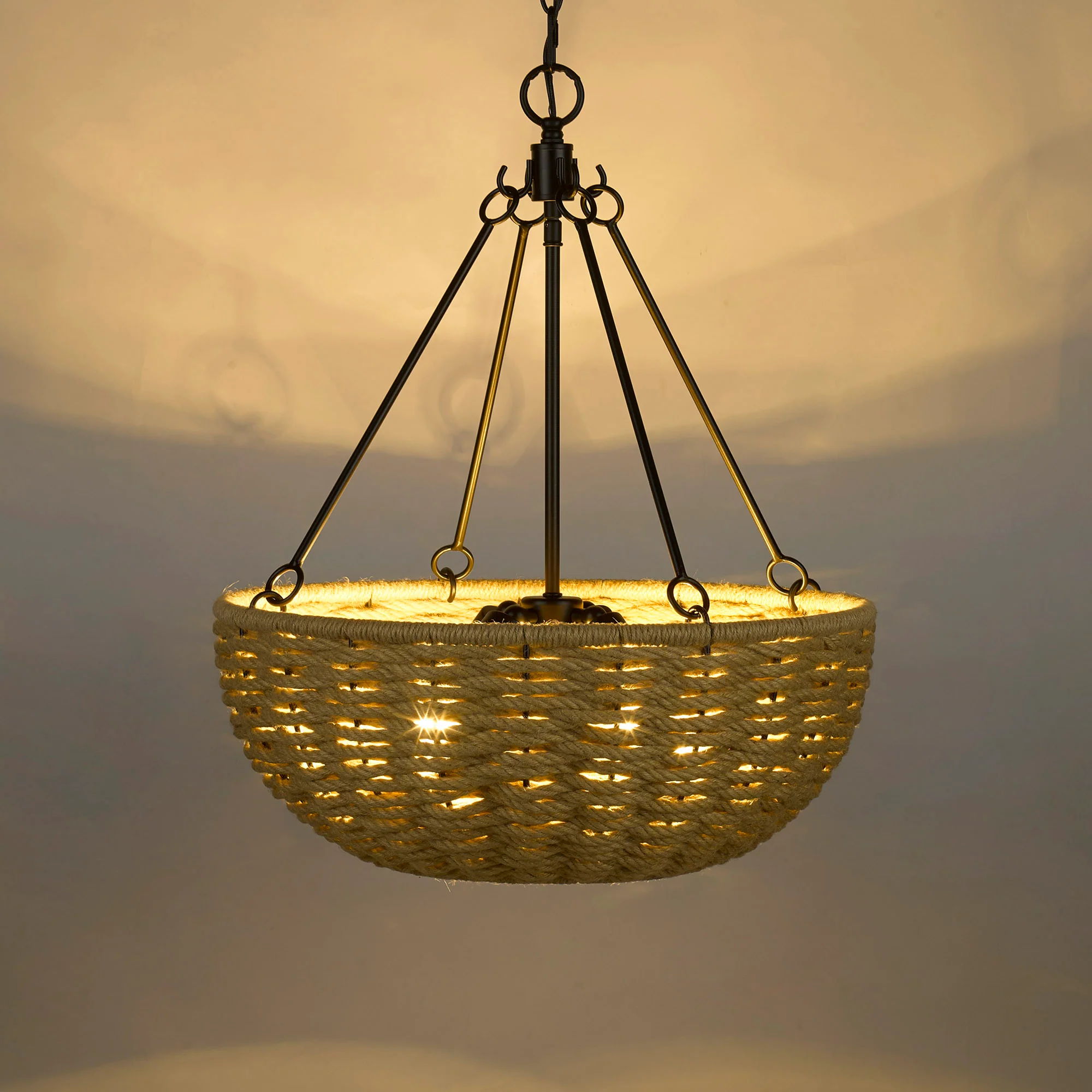 Hathaway 4-light Pendant in Matte Black - Image 7