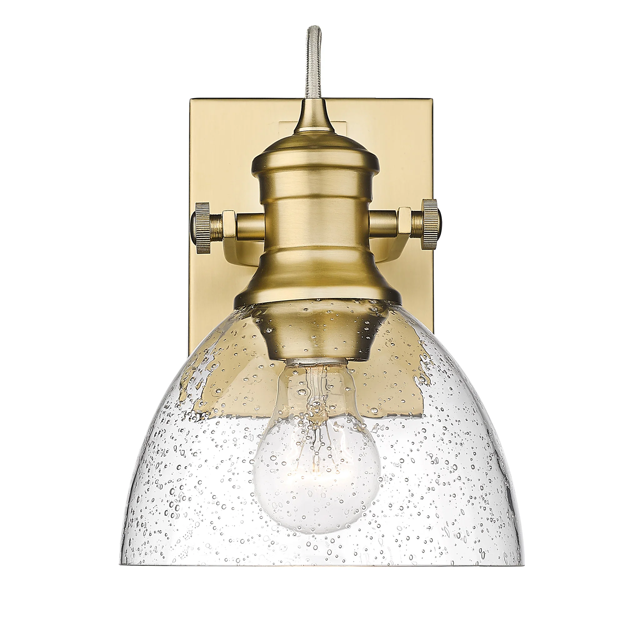Hines 1-light Vanity in Brushed Champagne Brass - Image 3