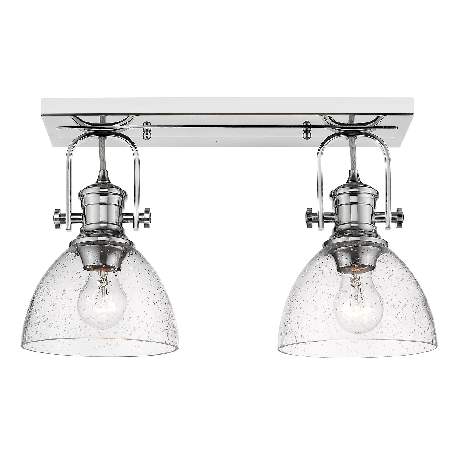 Hines 2-light Semi-Flush Mount in Chrome - Image 3
