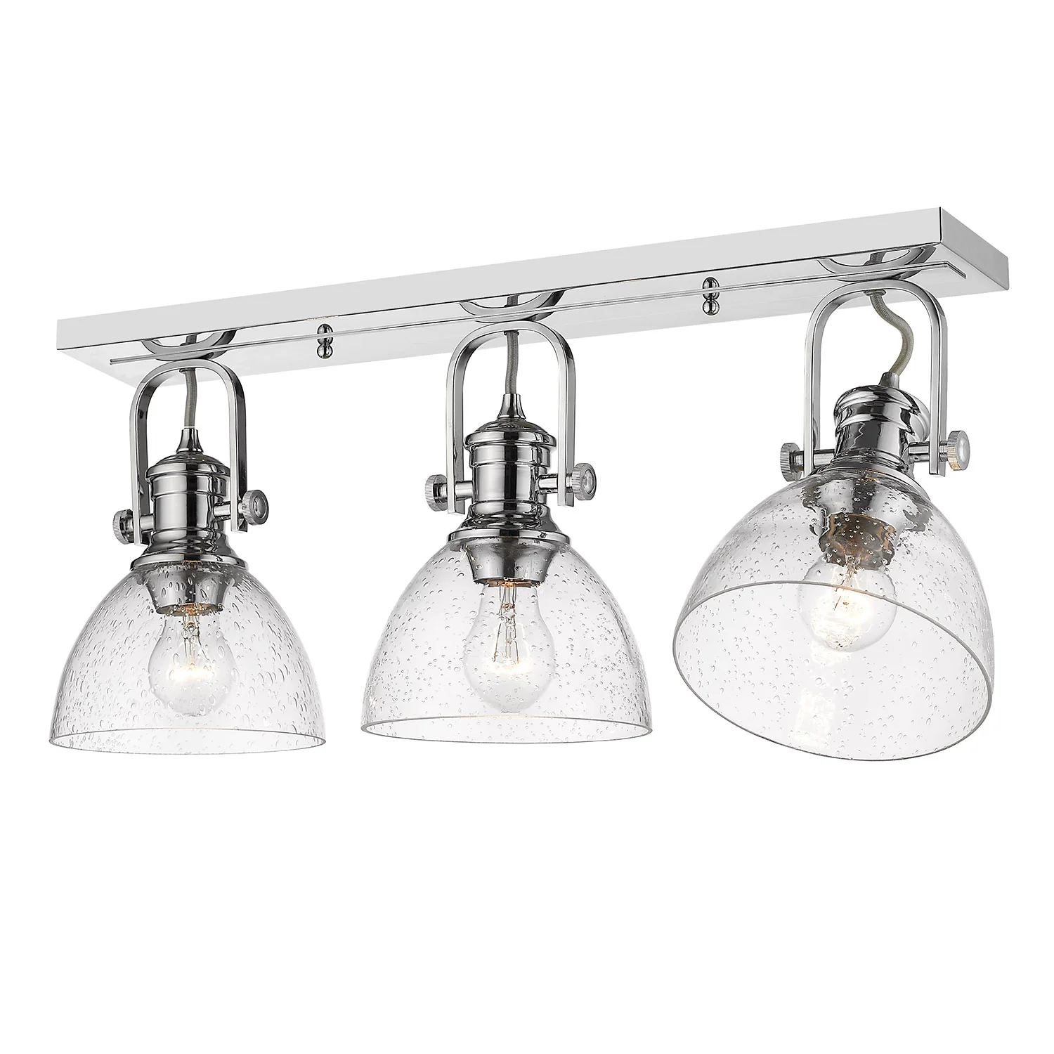 Hines 3-light Semi-Flush Mount in Chrome