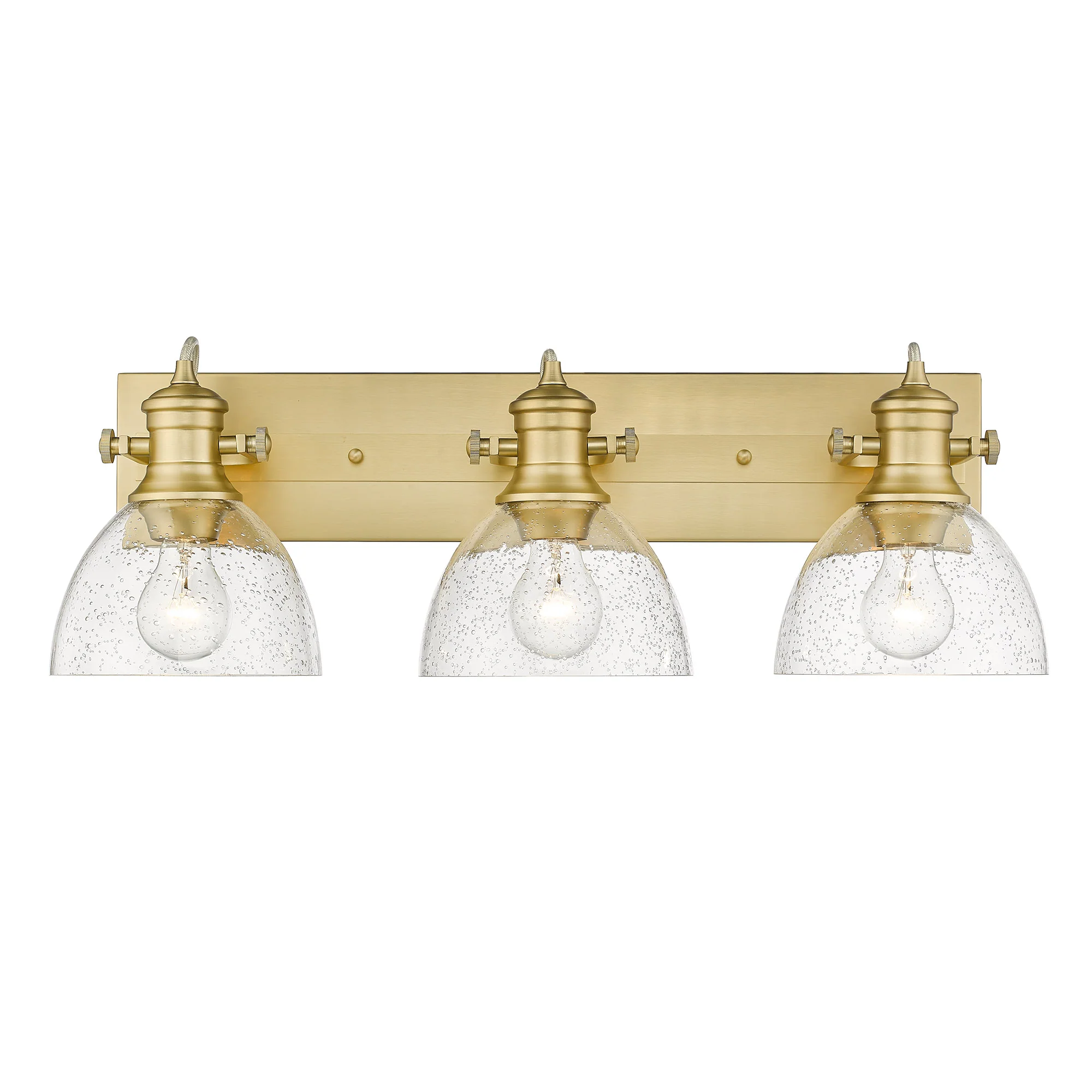 Hines 3-light Vanity in Brushed Champagne Brass - Image 2