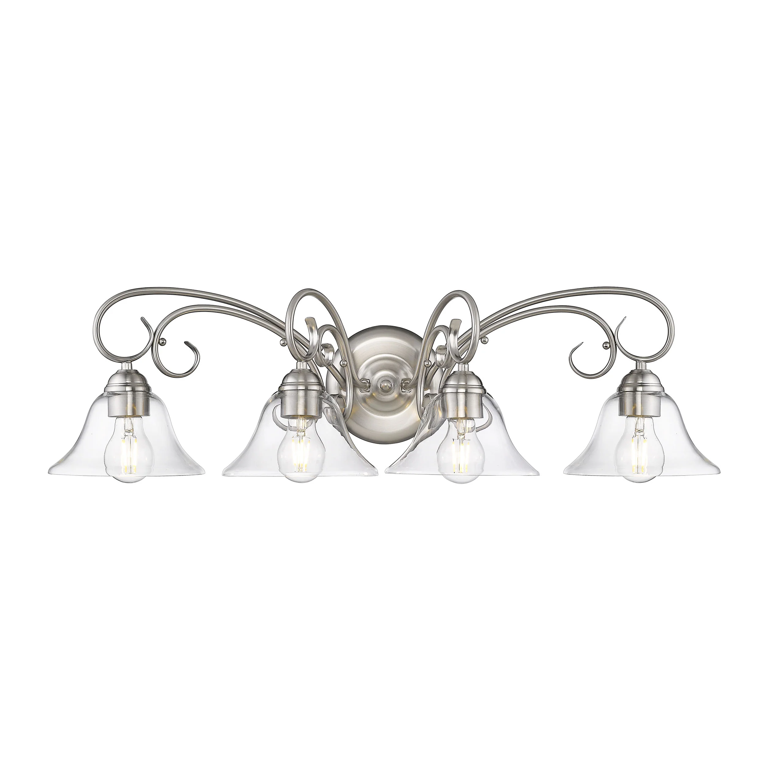Homestead 4-light Vanity in Pewter