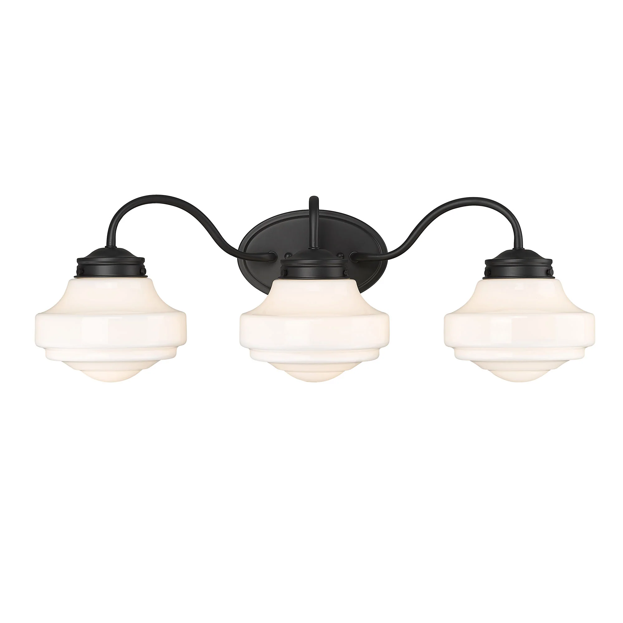 Ingalls 3-light Vanity in Matte Black - Image 3