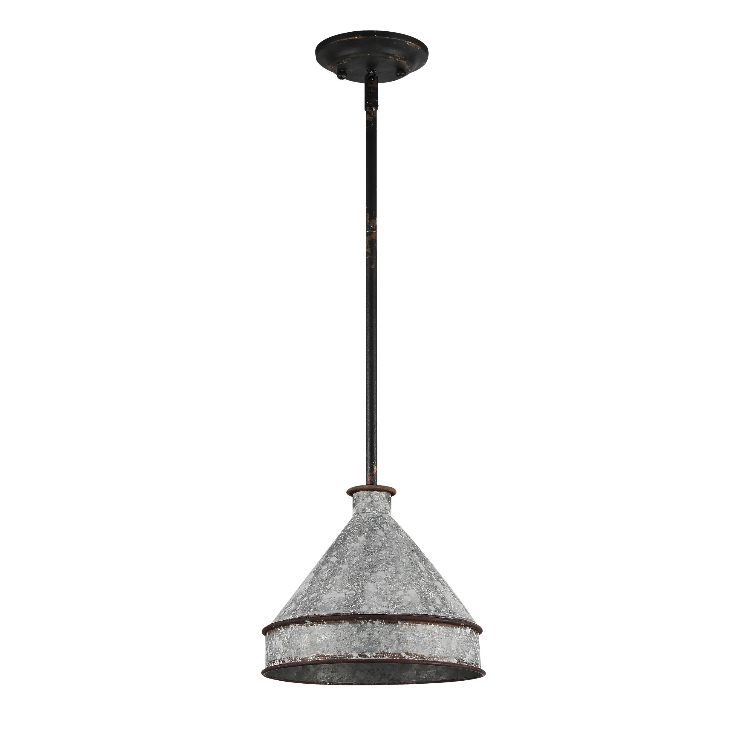 Jasper 1-light Pendant in Antique Black Iron - Image 3