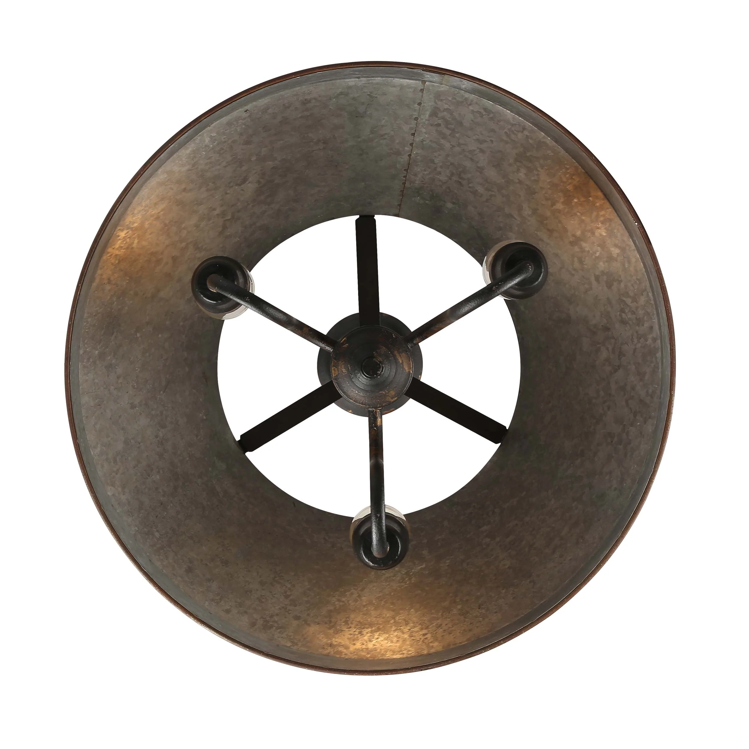 Jasper 3-light Pendant in Antique Black Iron - Image 5
