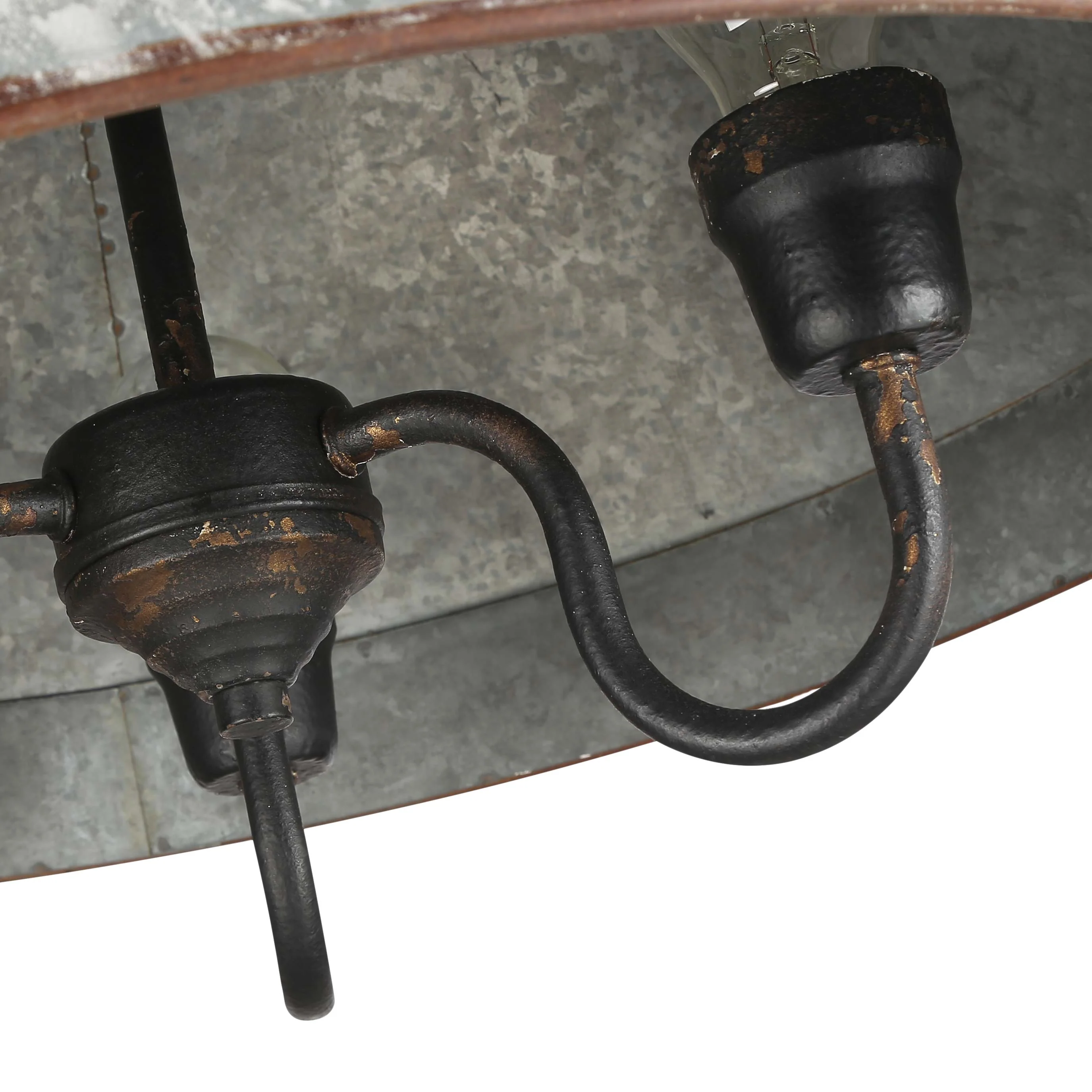 Jasper 3-light Pendant in Antique Black Iron - Image 7