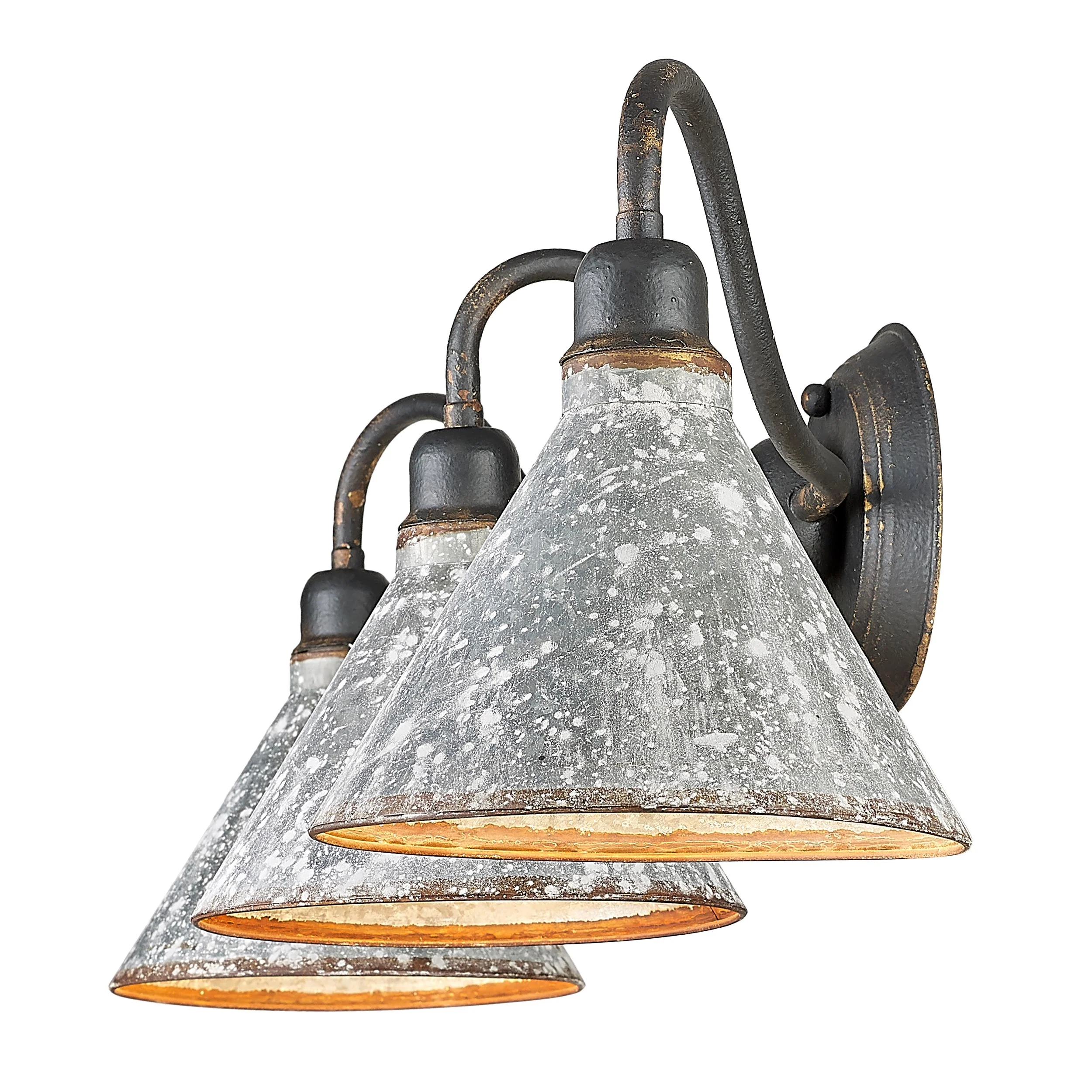 Jasper 3-light Vanity in Antique Black Iron - Image 5