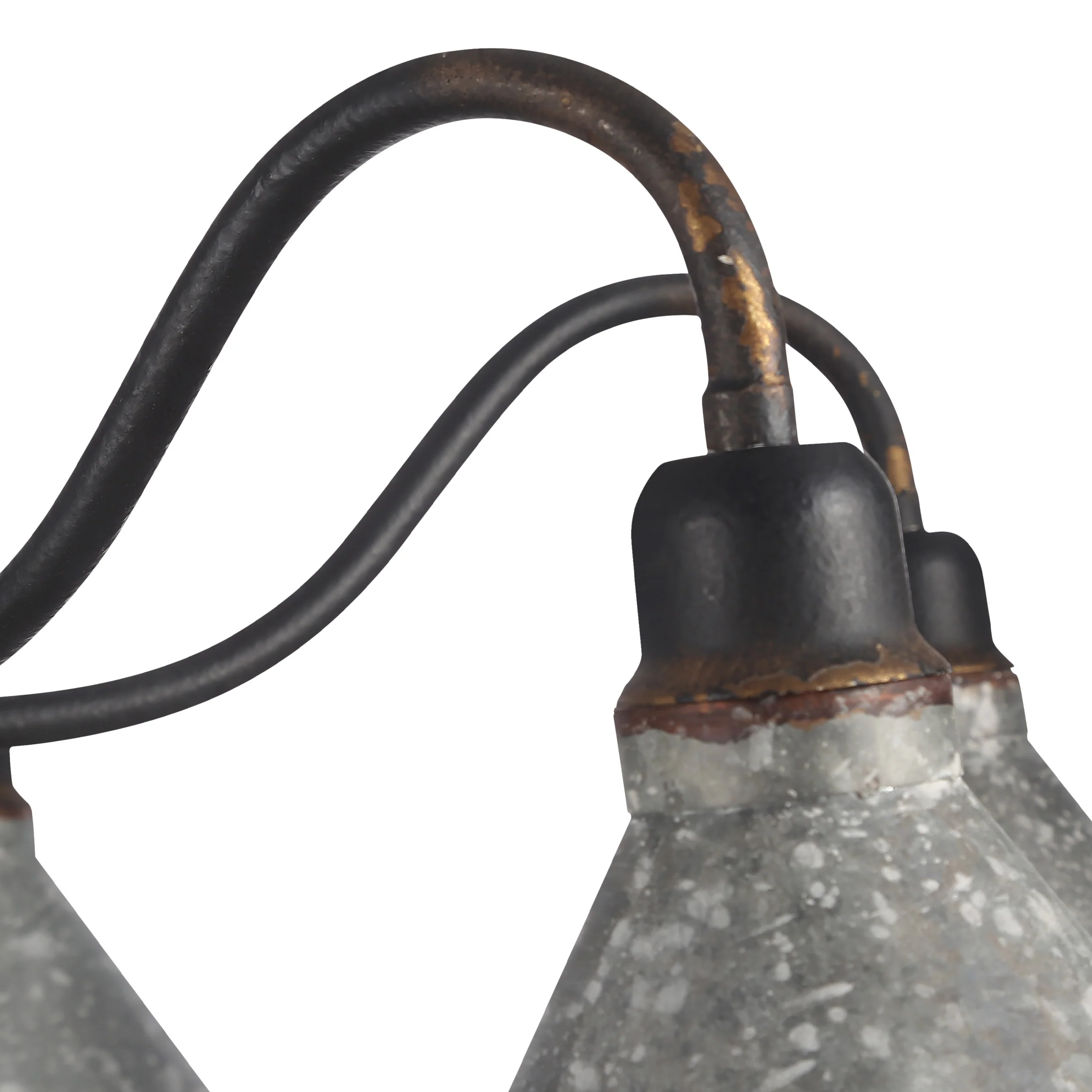 Jasper 6-light Semi-Flush Mount in Antique Black Iron - Image 7