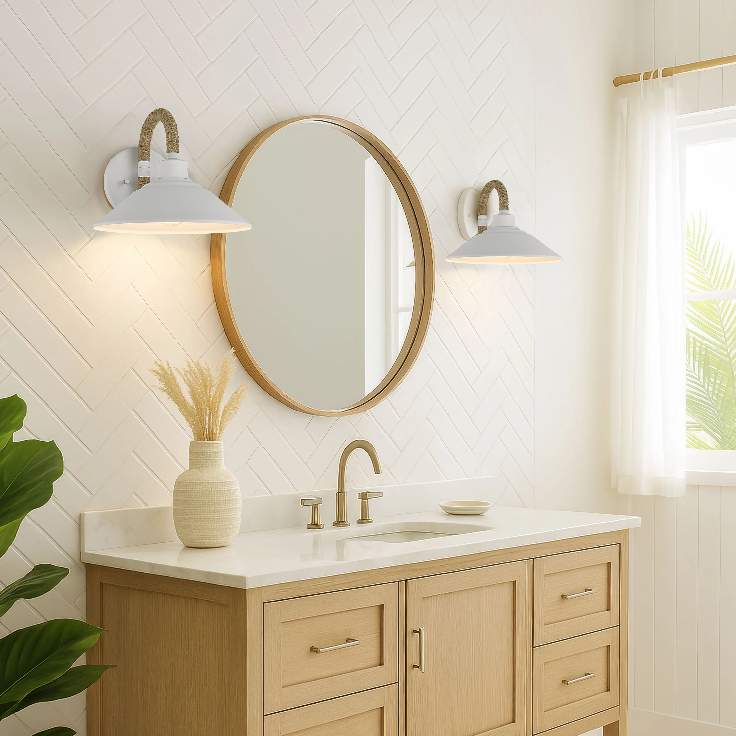 Journey 1-light Wall Sconce in Natural White - Image 4