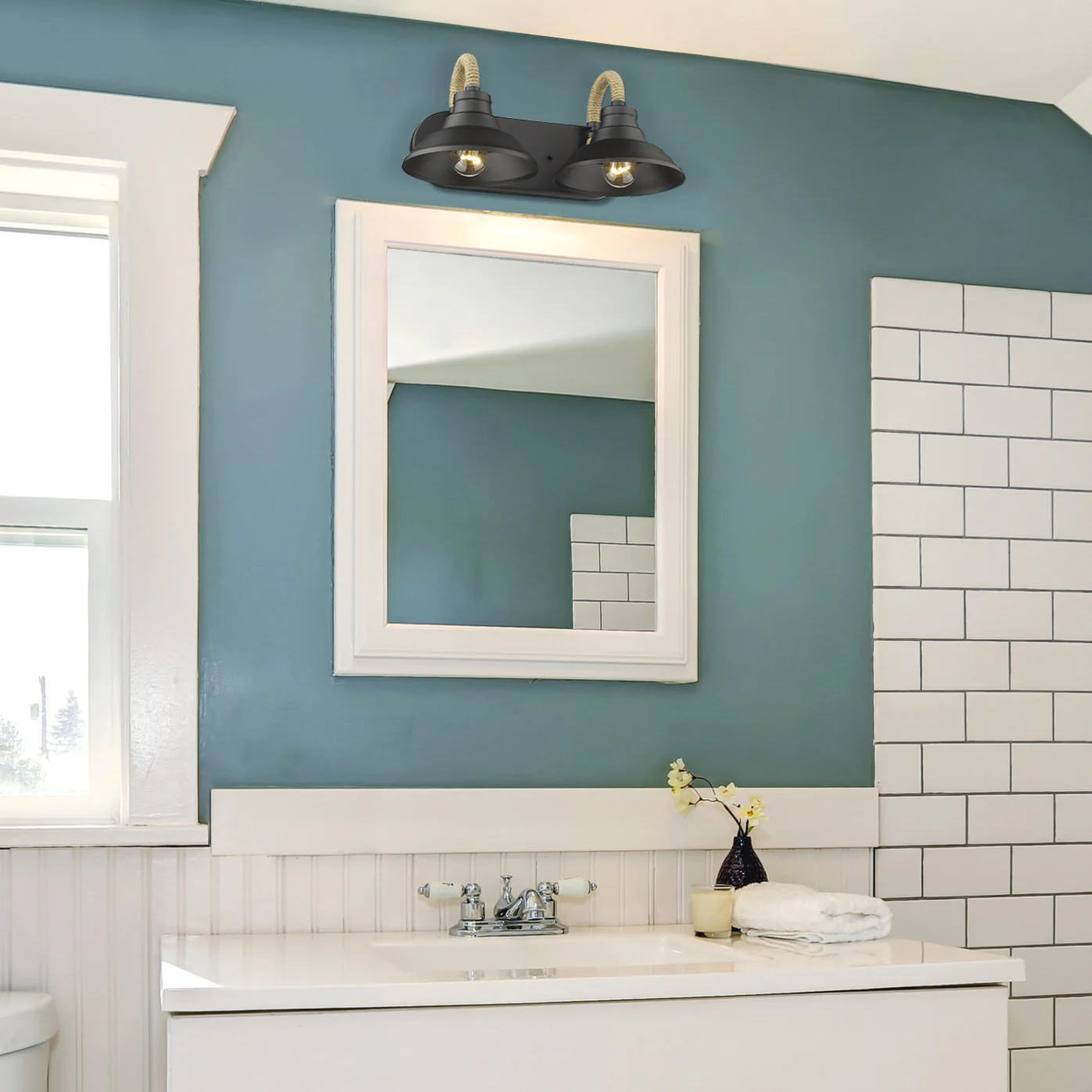 Journey 2-light Vanity in Natural Black - Image 5