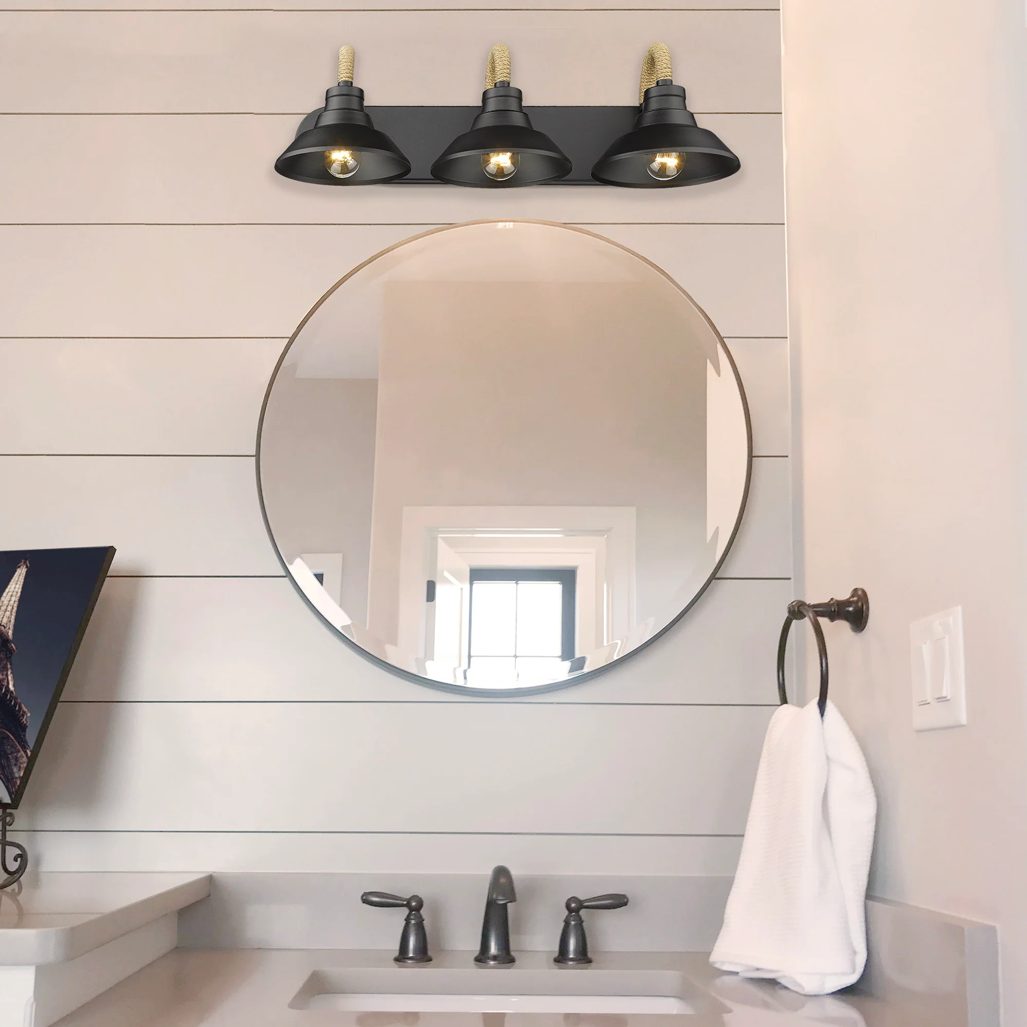 Journey 3-light Vanity in Natural Black - Image 5