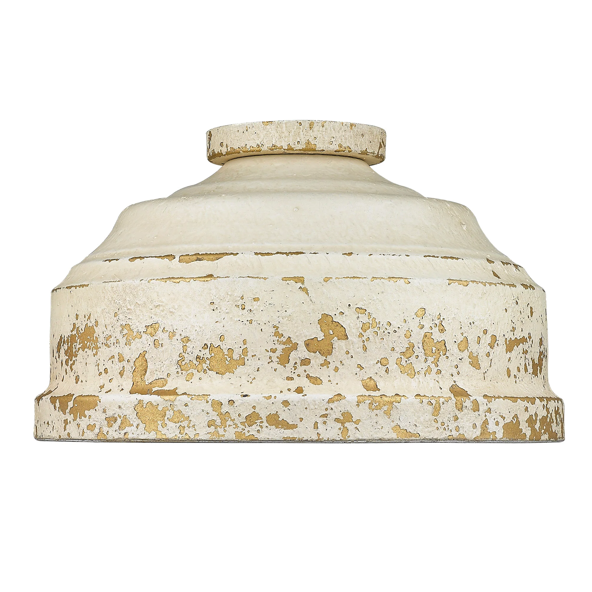 Keating 3-light Flush Mount in Antique Ivory - Image 2