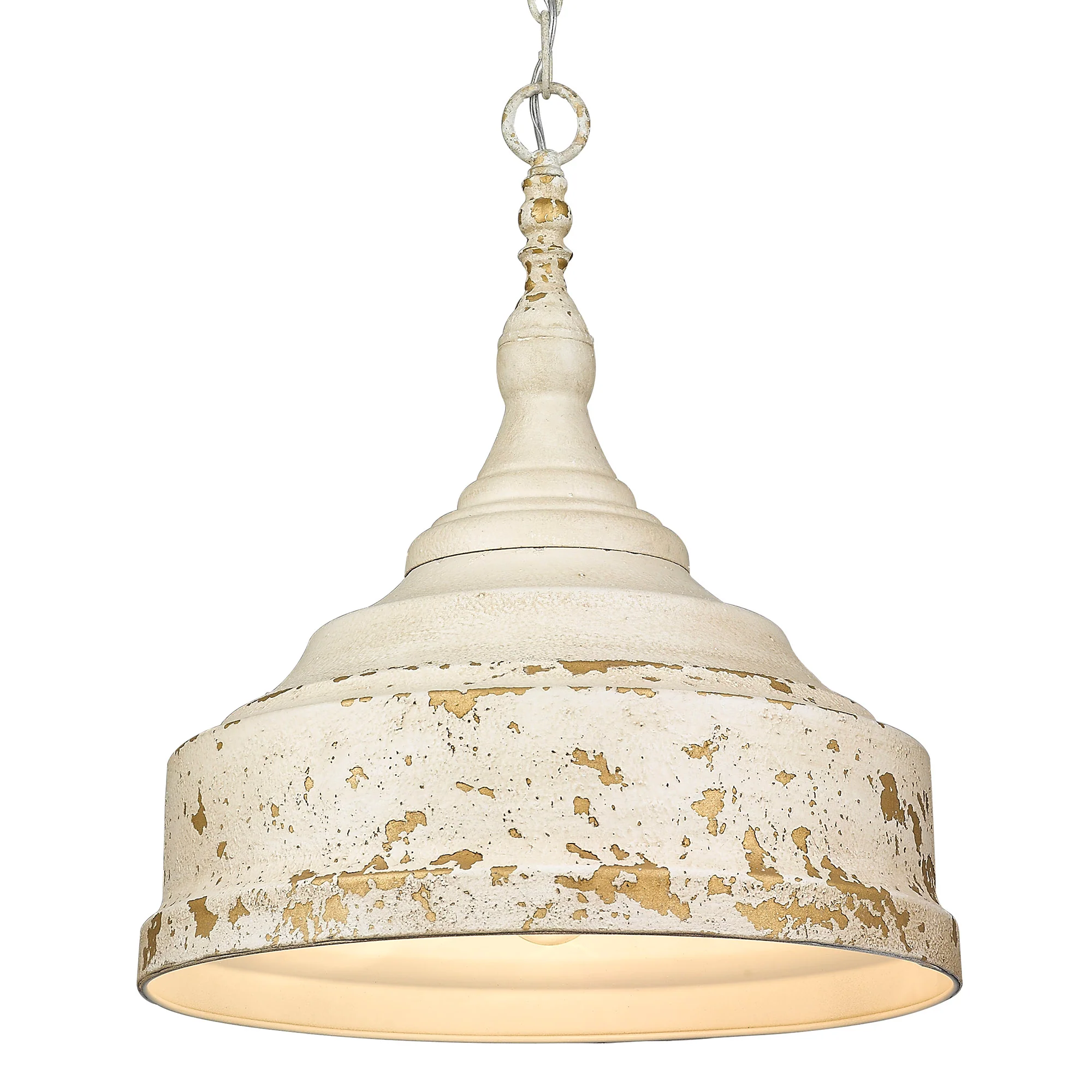 Keating 3-light Pendant in Antique Ivory