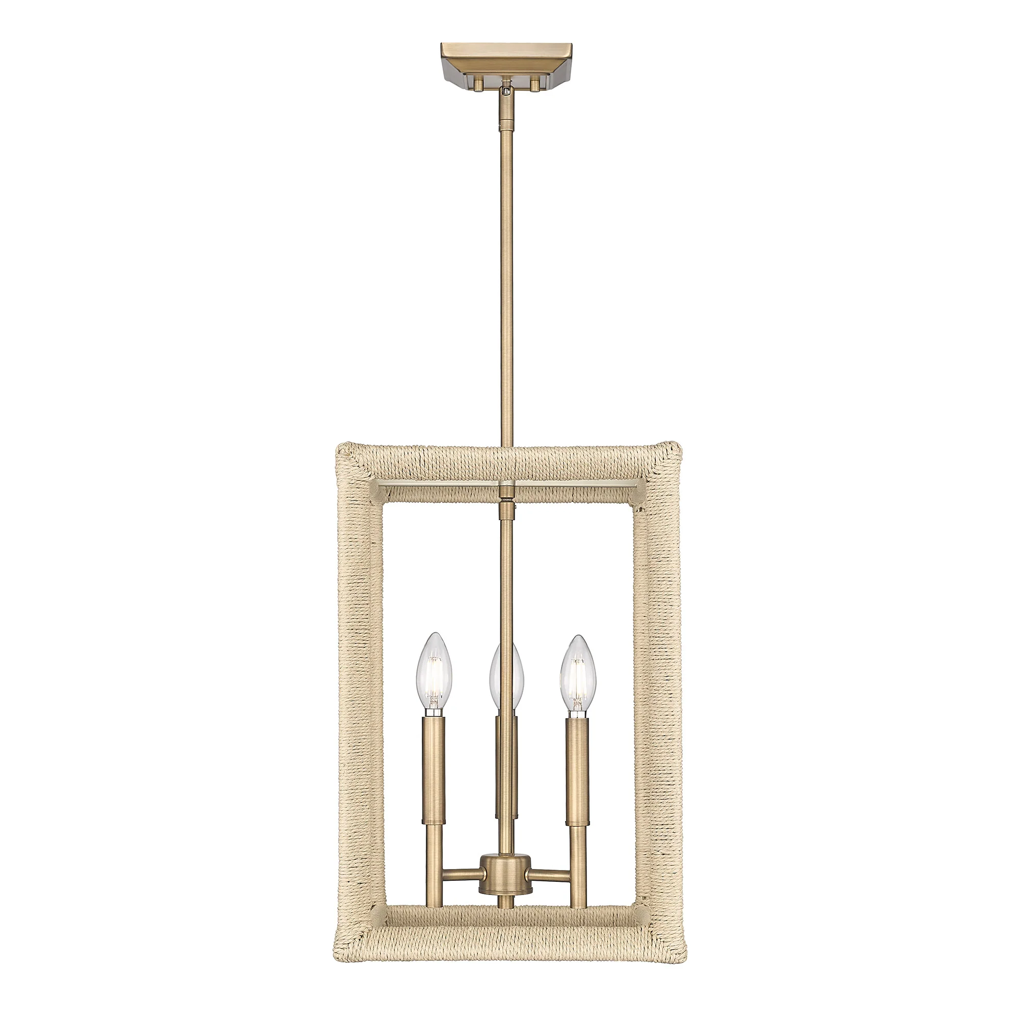 Kimber 3-light Pendant in Modern Brass - Image 2