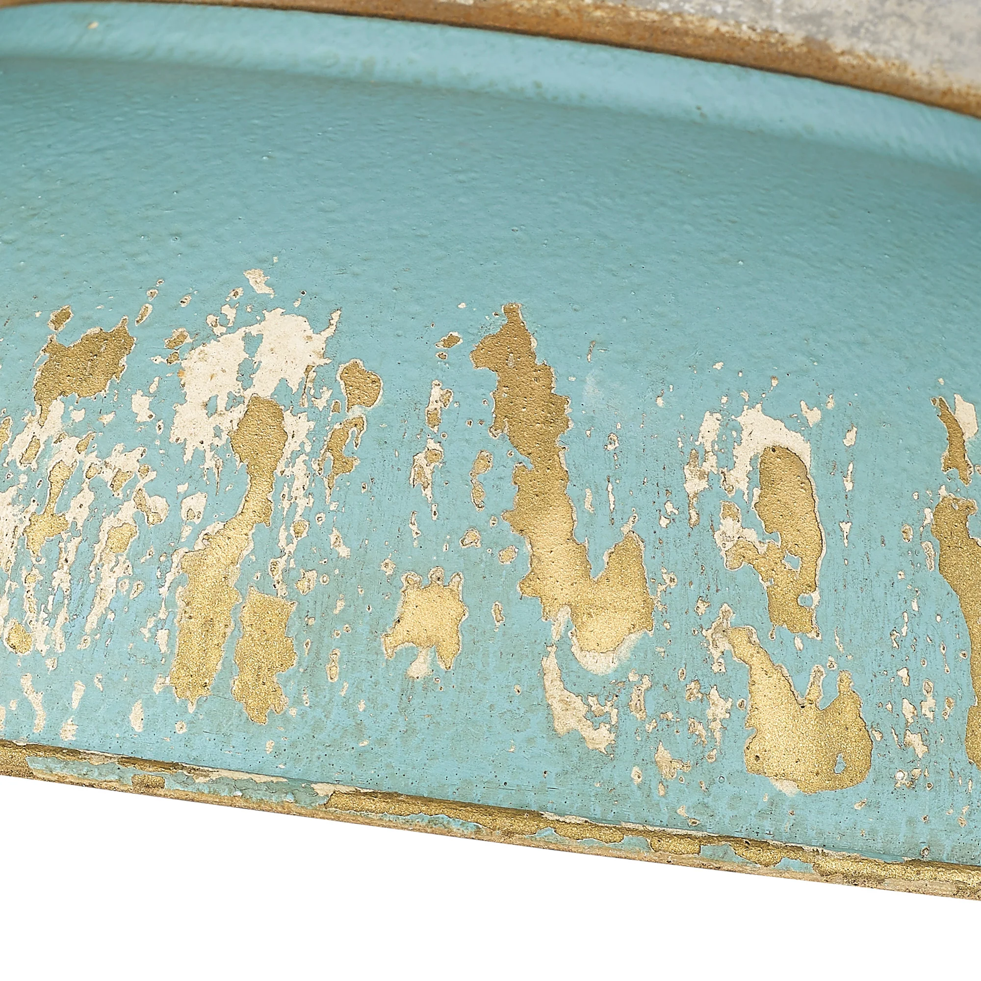 Kinsley 2-light Flush Mount in Antique Teal shade - Image 3