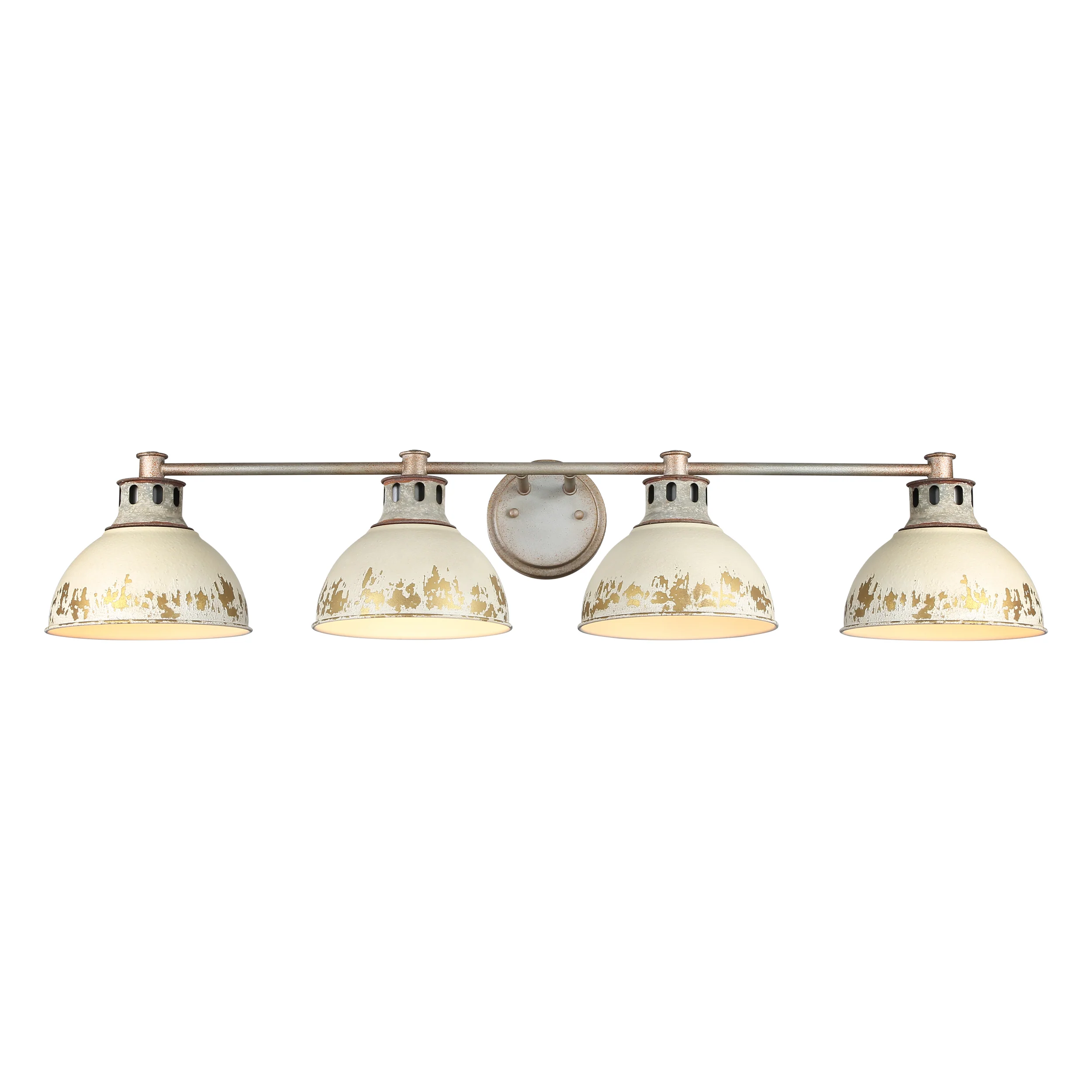 Kinsley 4-light Vanity in Antique Ivory shade