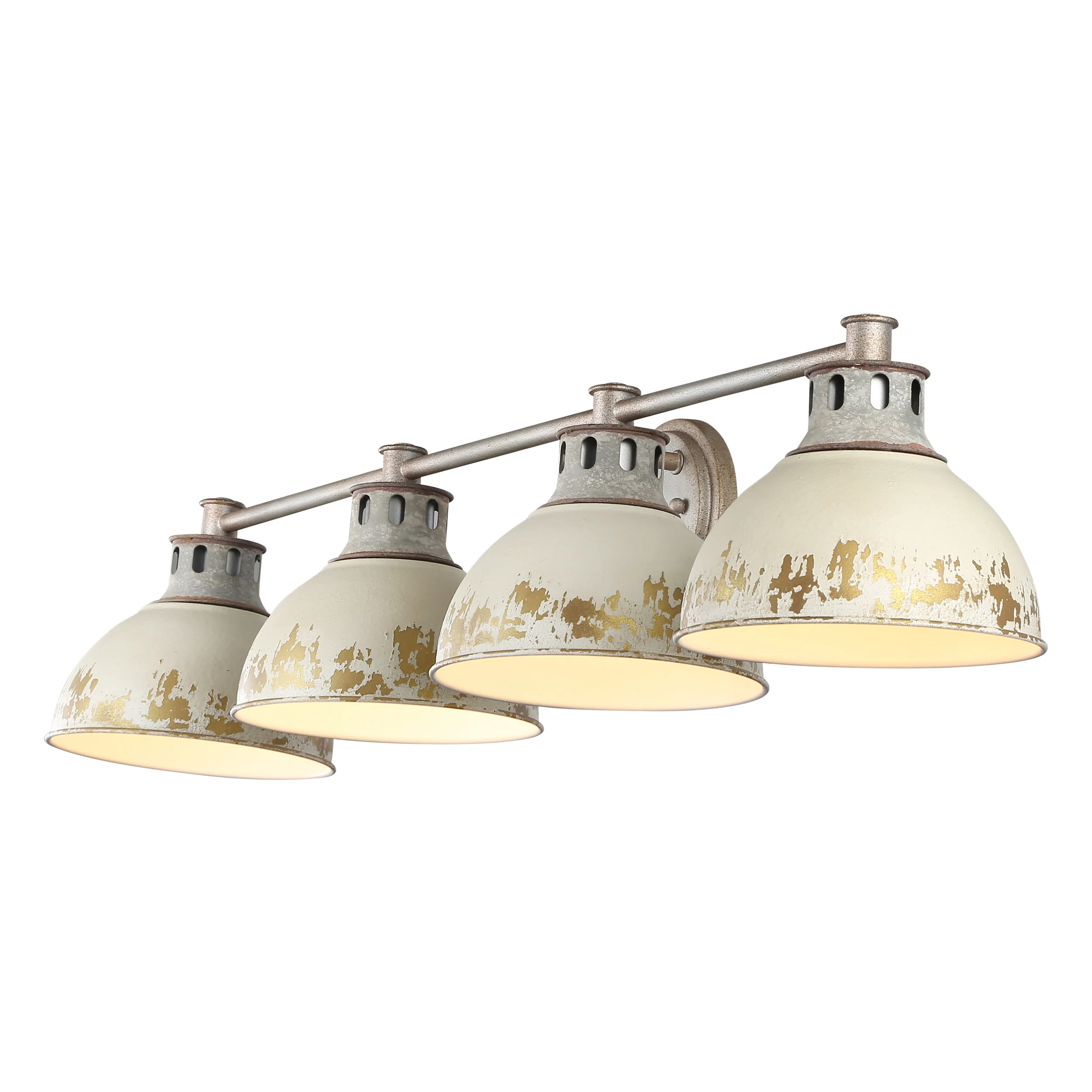 Kinsley 4-light Vanity in Antique Ivory shade - Image 2