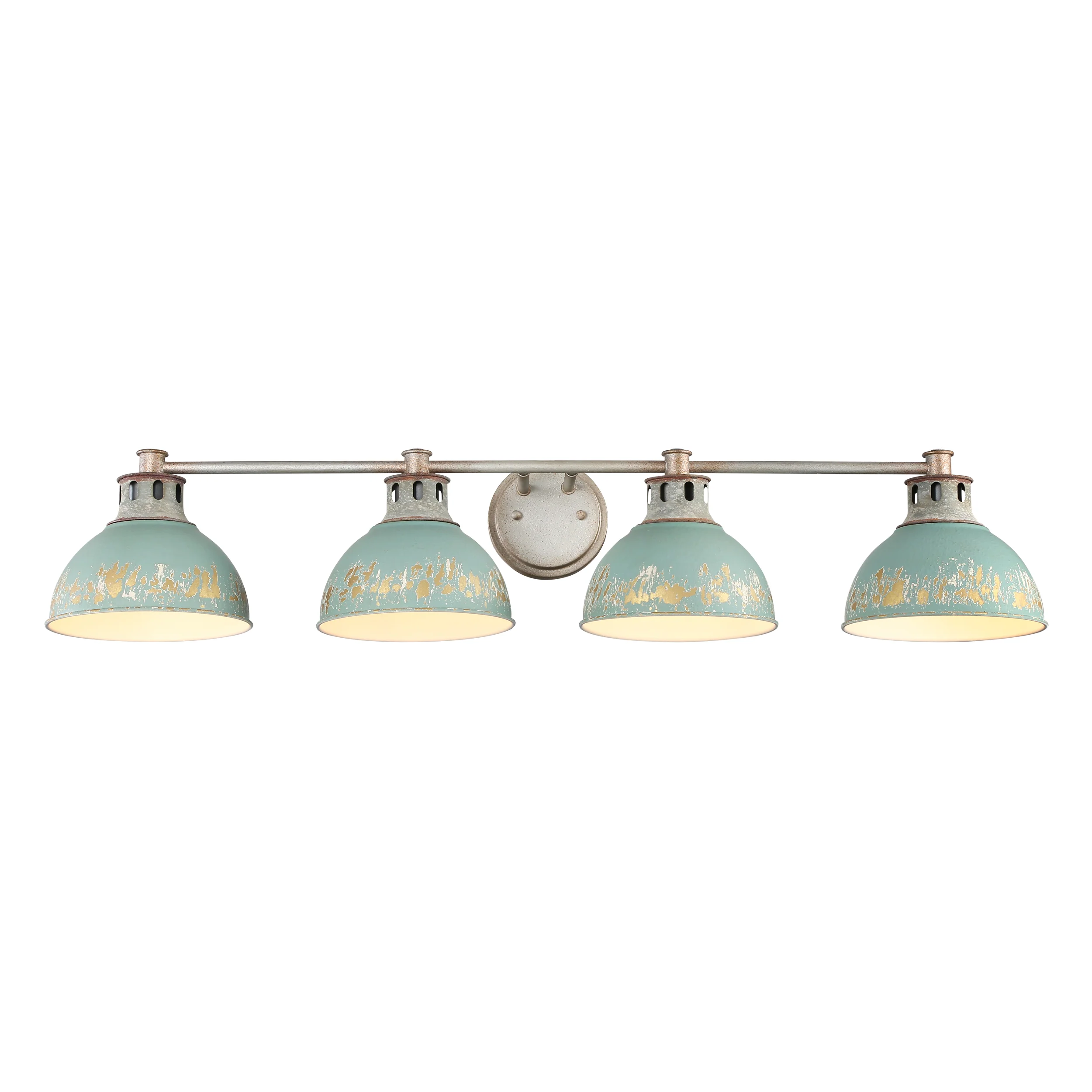 Kinsley 4-light Vanity in Antique Teal shade