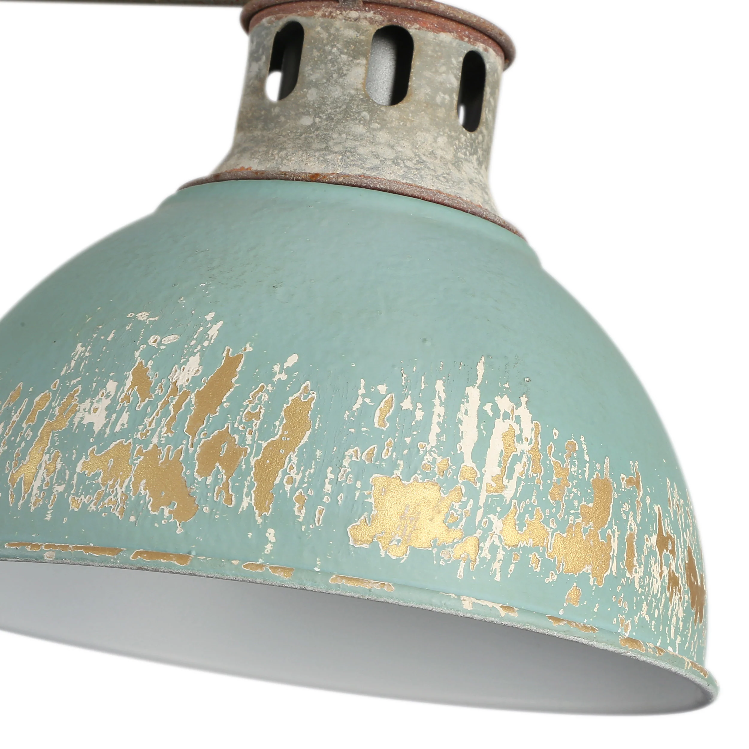Kinsley 4-light Vanity in Antique Teal shade - Image 3