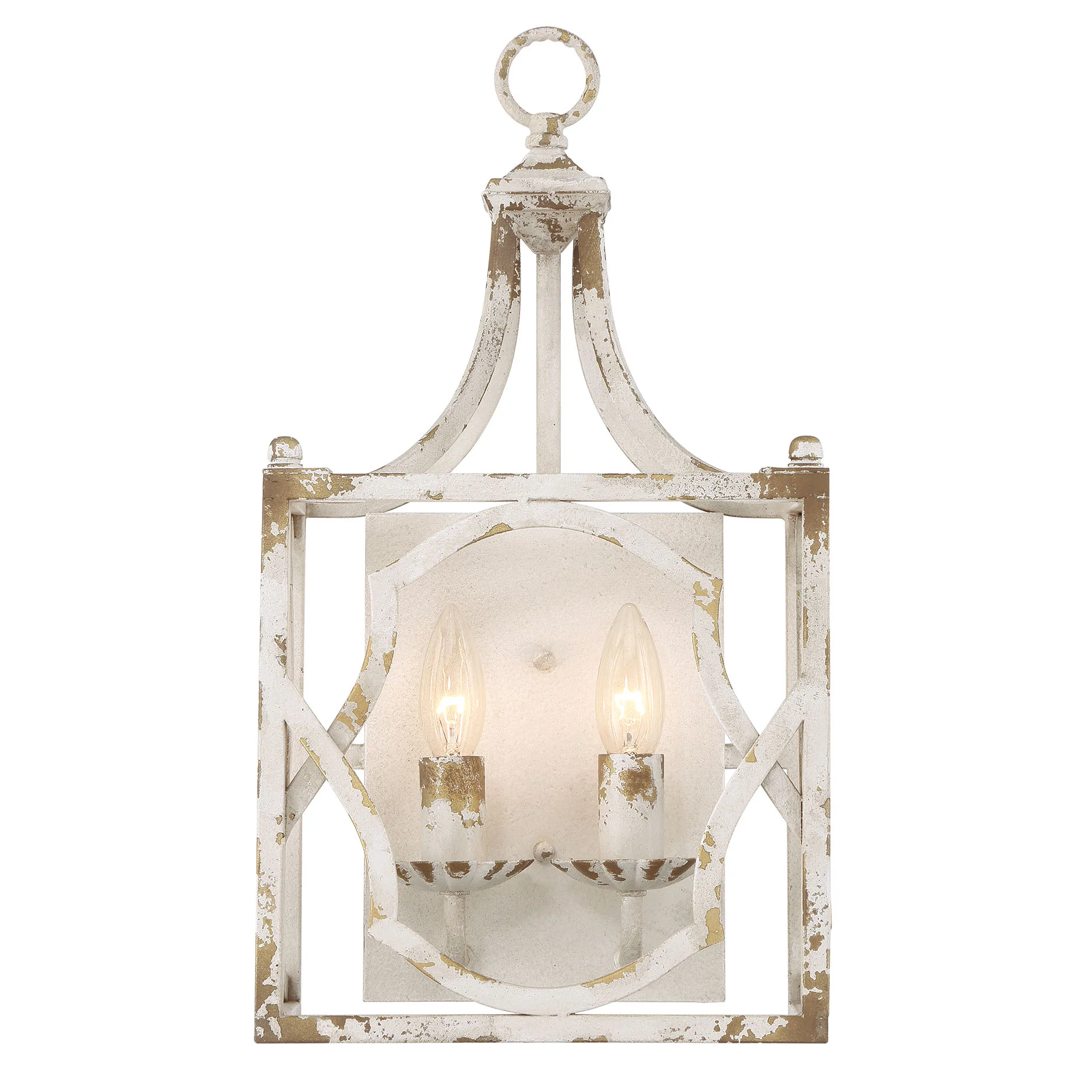 Laurent 2-light Wall Sconce in Antique Ivory - Image 3