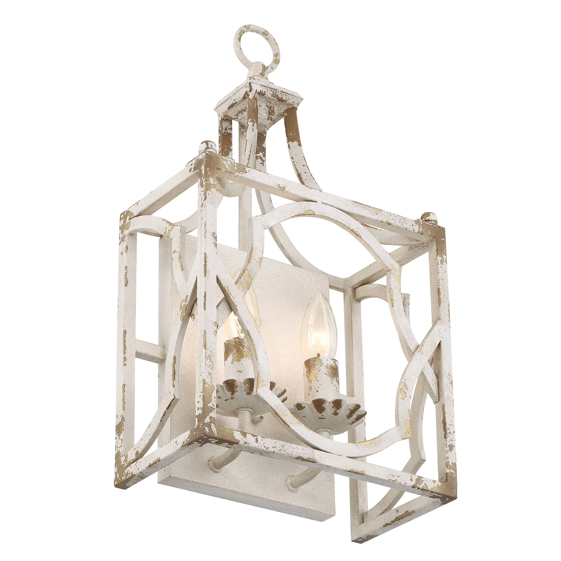 Laurent 2-light Wall Sconce in Antique Ivory - Image 4