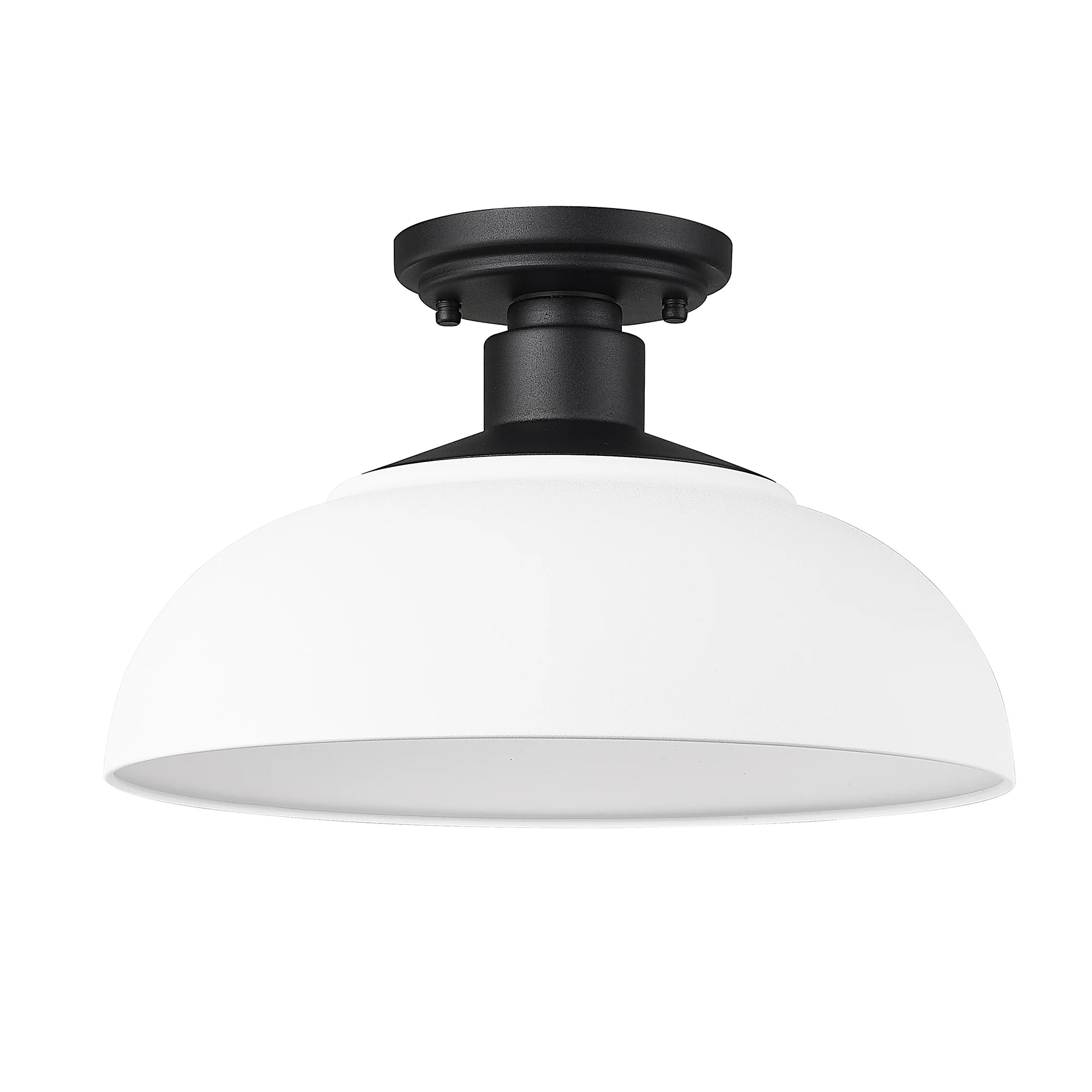 Levitt 1-light Outdoor Ceiling in Natural Black and Natural White shade - Image 3