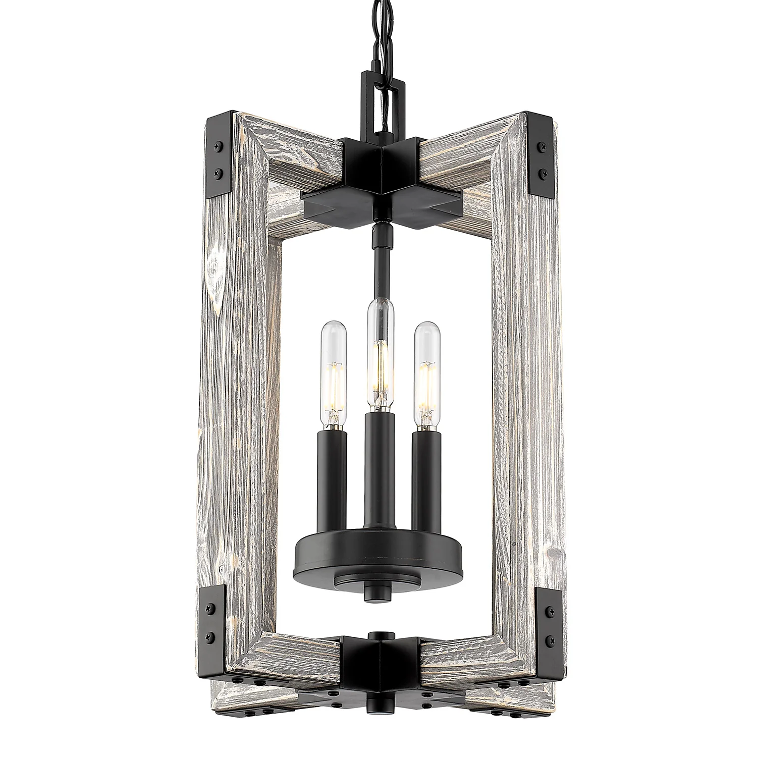Lowell 3-light Pendant in Matte Black - Image 2
