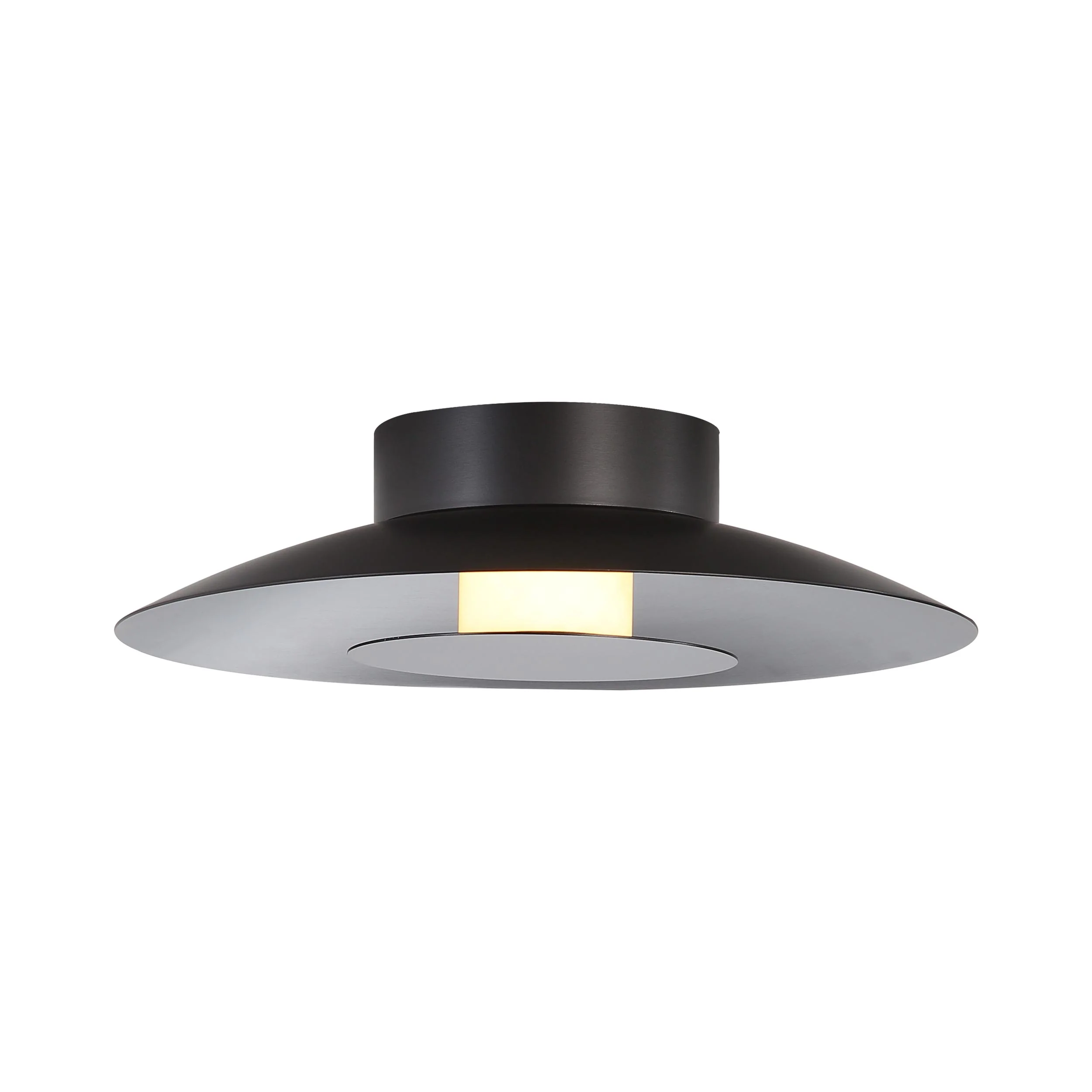 Luma Integrated LED Flush Mount in Graphite and Graphite shade - Image 3