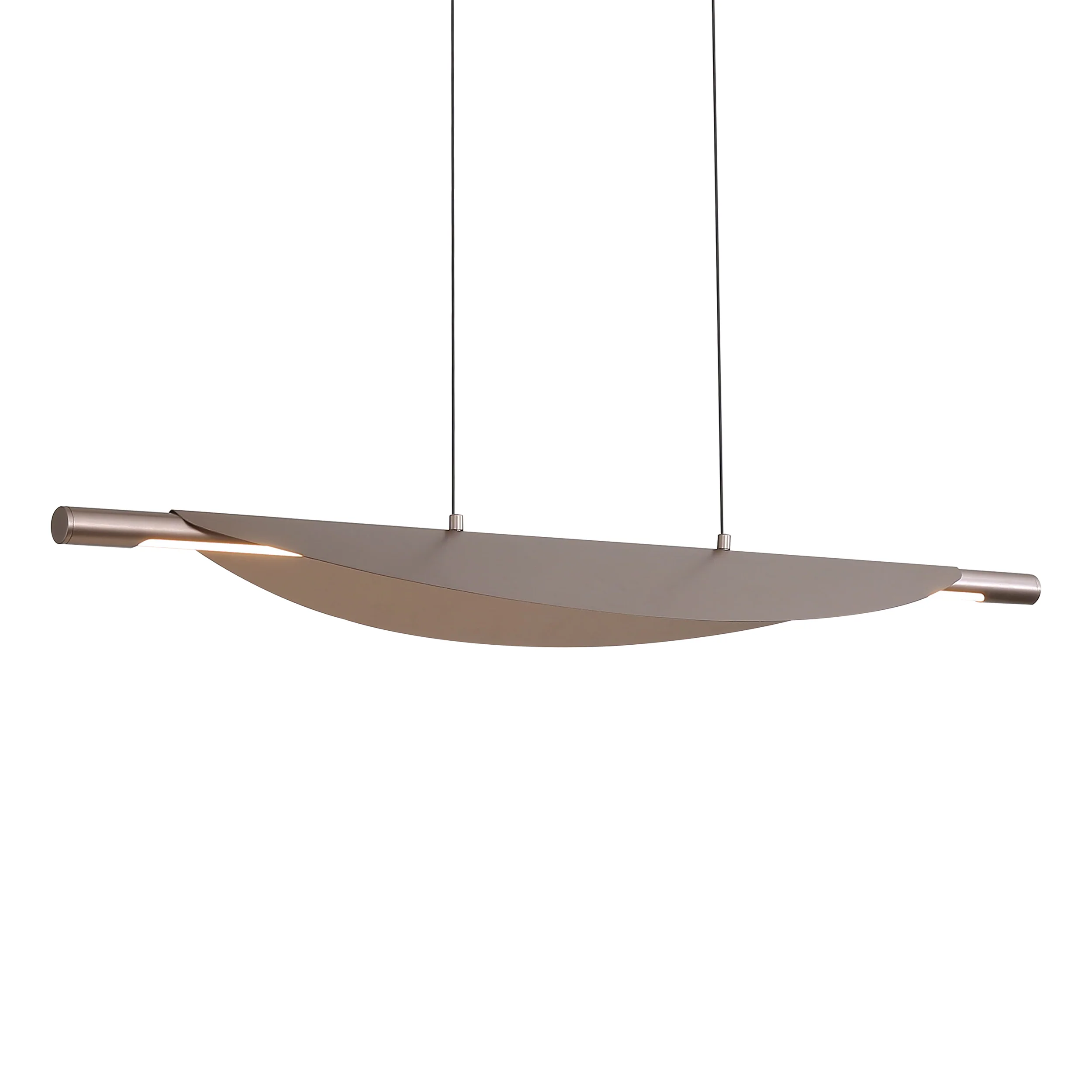 Luma Integrated LED Island Light in Coffee Silver