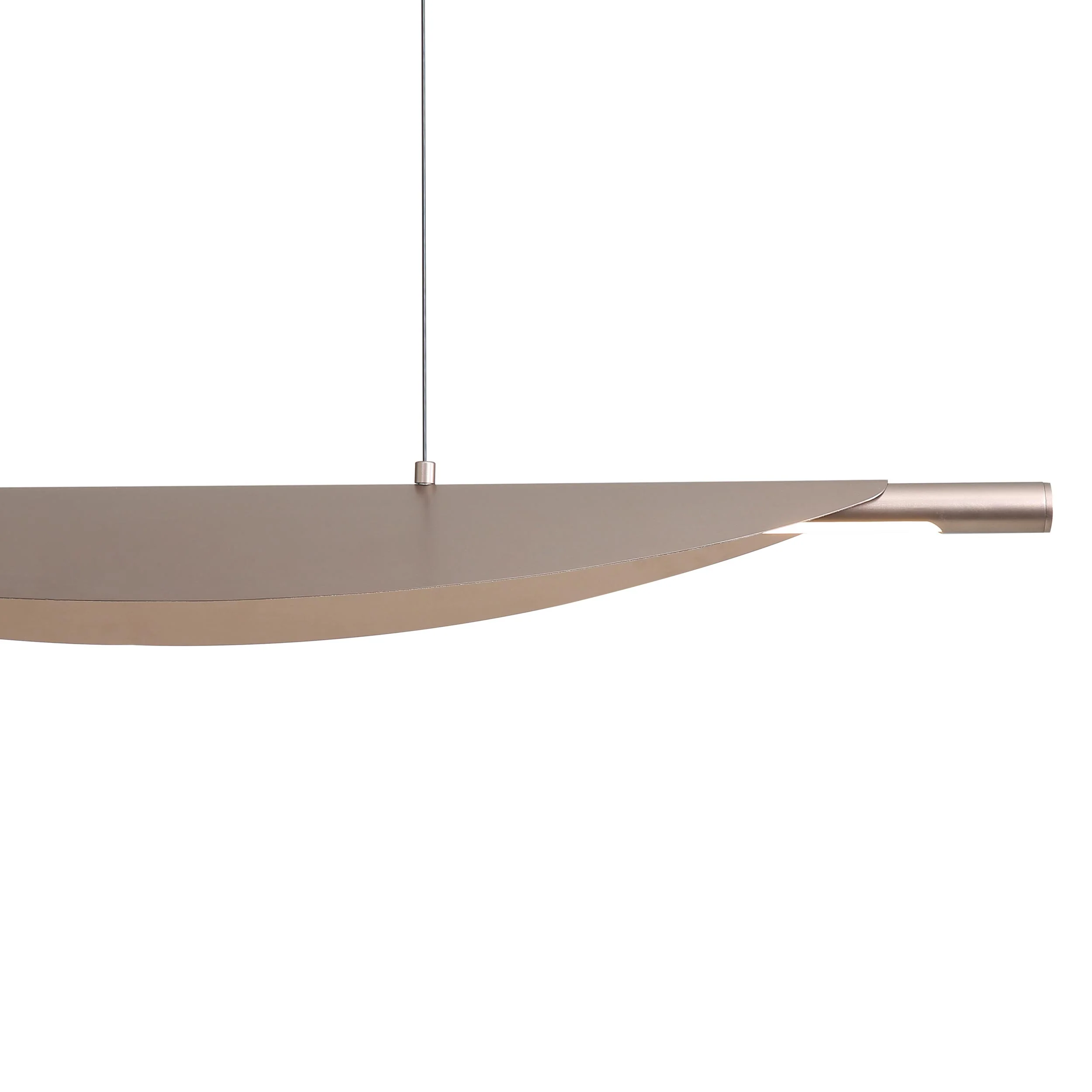 Luma Integrated LED Island Light in Coffee Silver - Image 6