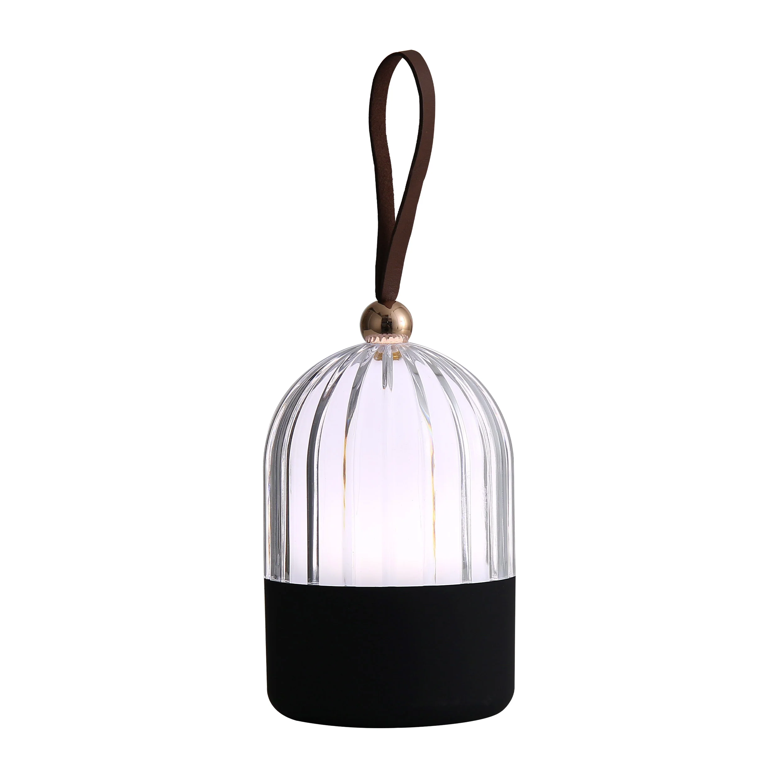 Lunari Cordless Integrated LED Portable Lamp in Matte Black