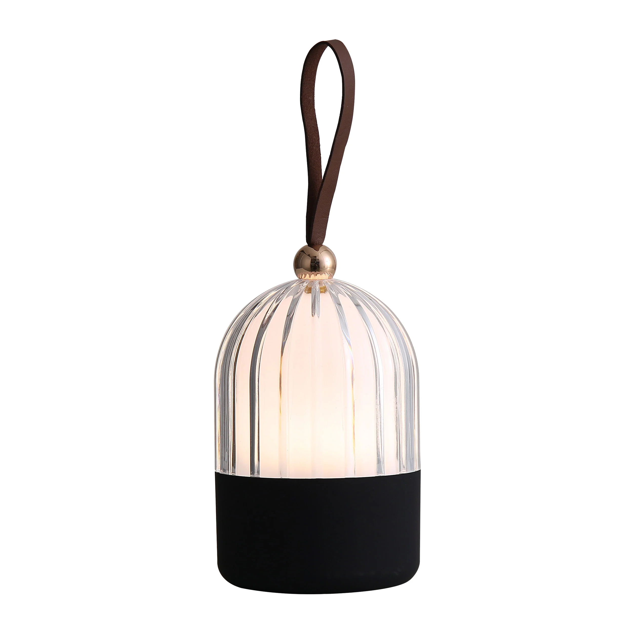 Lunari Cordless Integrated LED Portable Lamp in Matte Black - Image 2