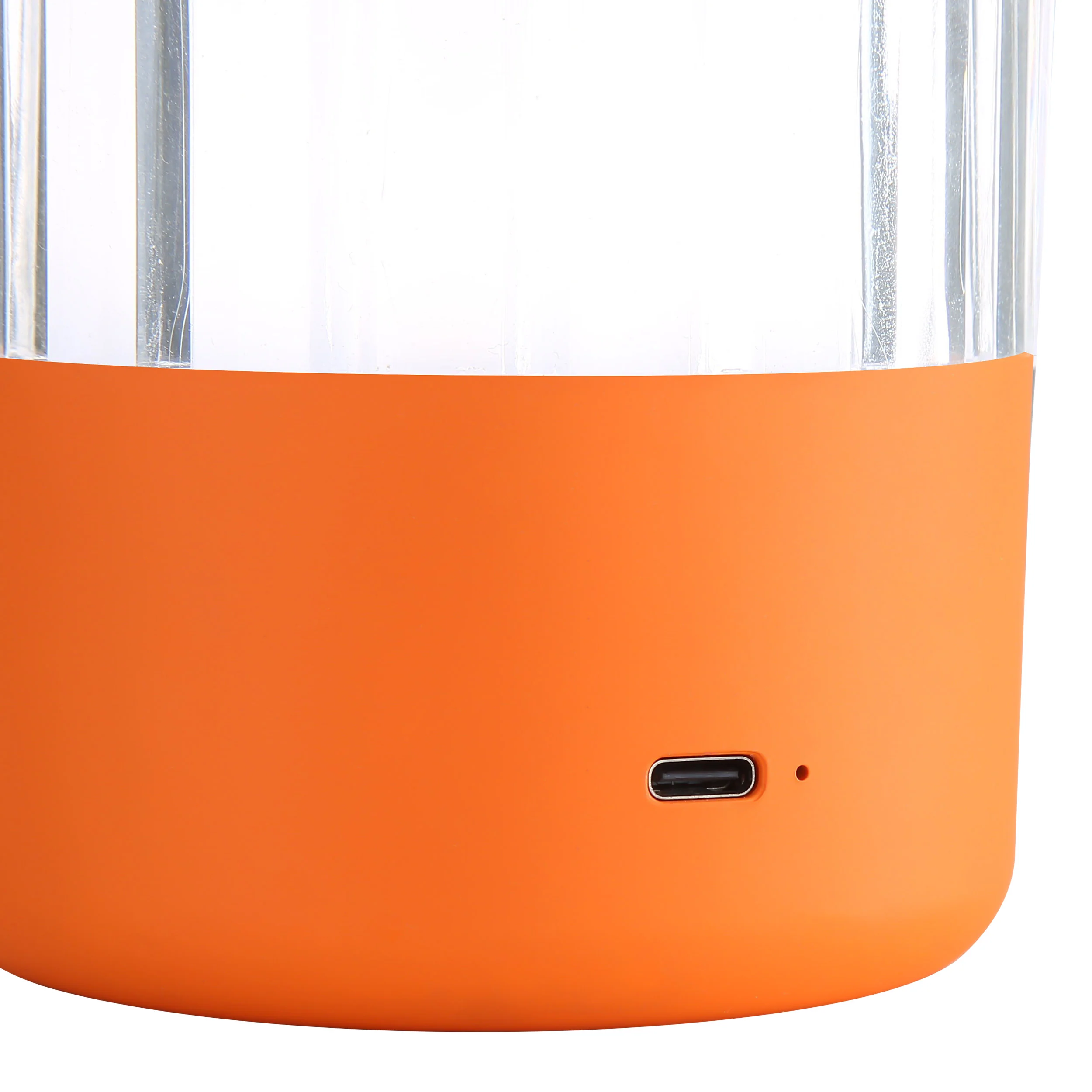 Lunari Cordless Integrated LED Table Lamp in Matte Orange - Image 5