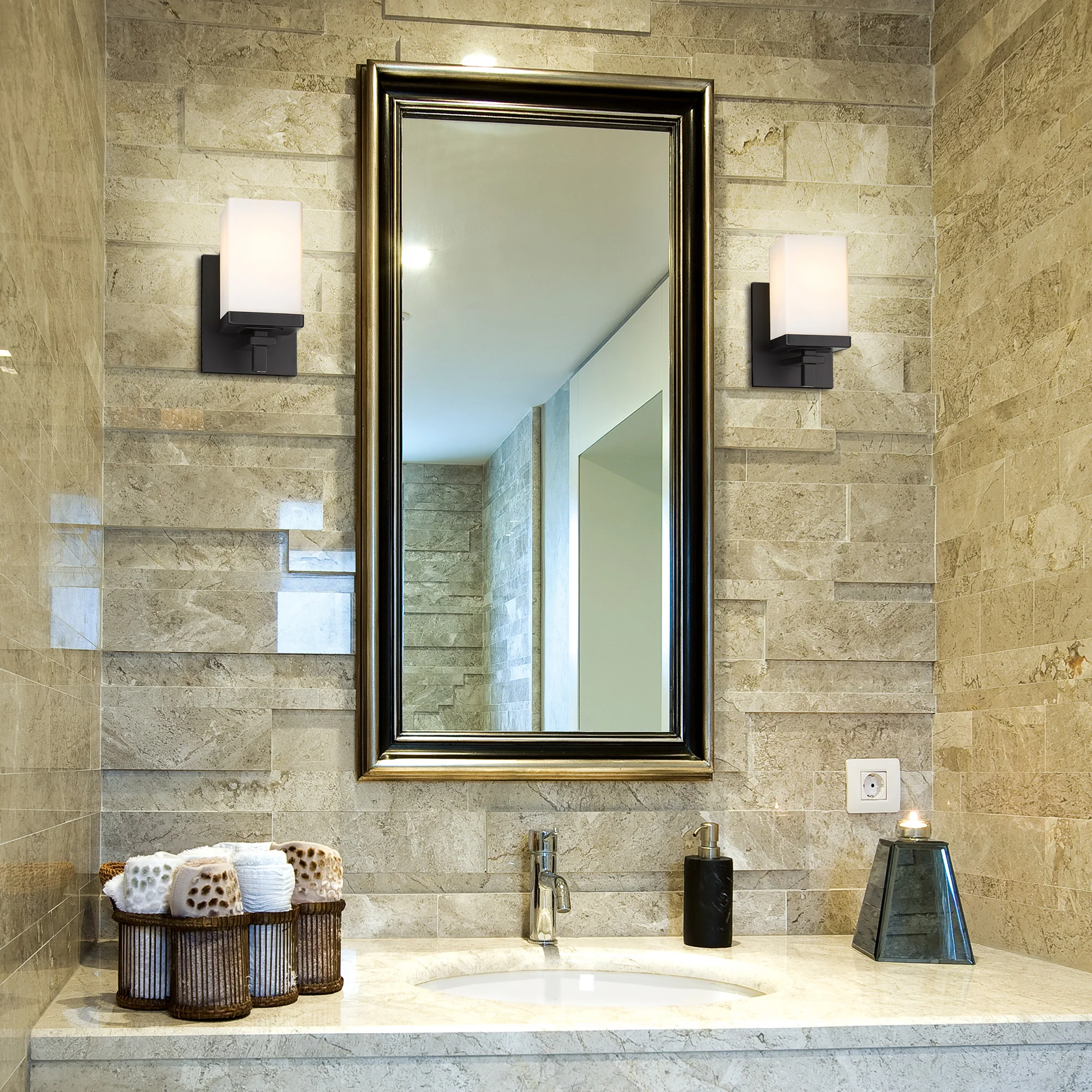 Maddox 1-light Vanity in Matte Black - Image 4