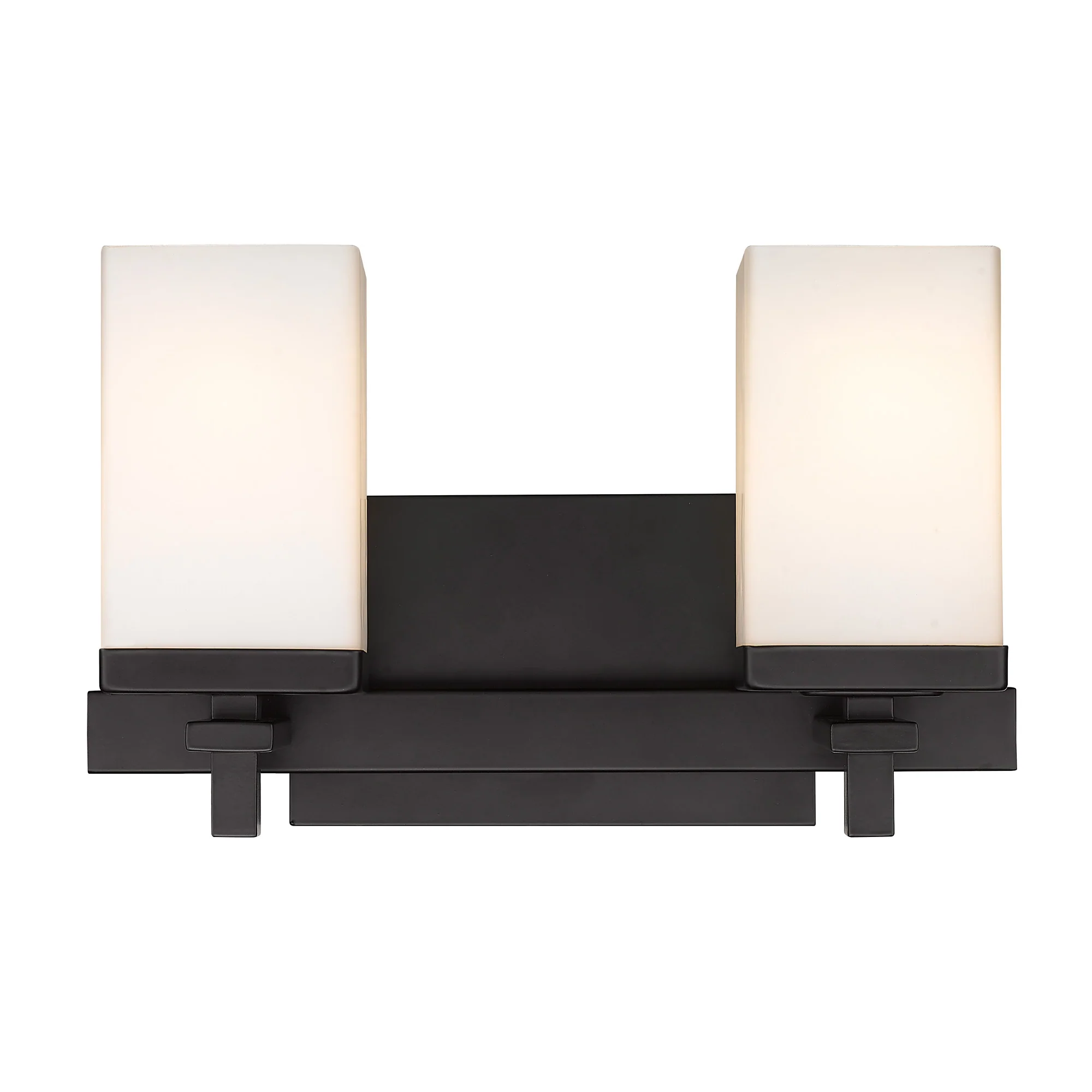 Maddox 2-light Vanity in Matte Black - Image 2