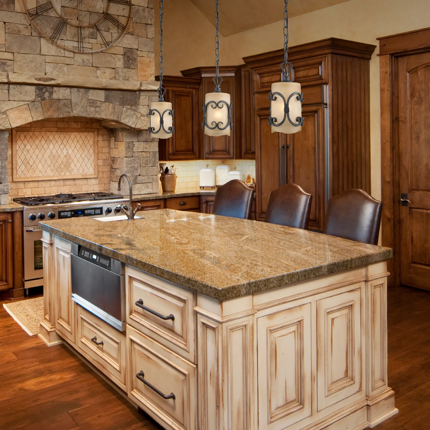 Madera 1-light Pendant in Black Iron - Image 5