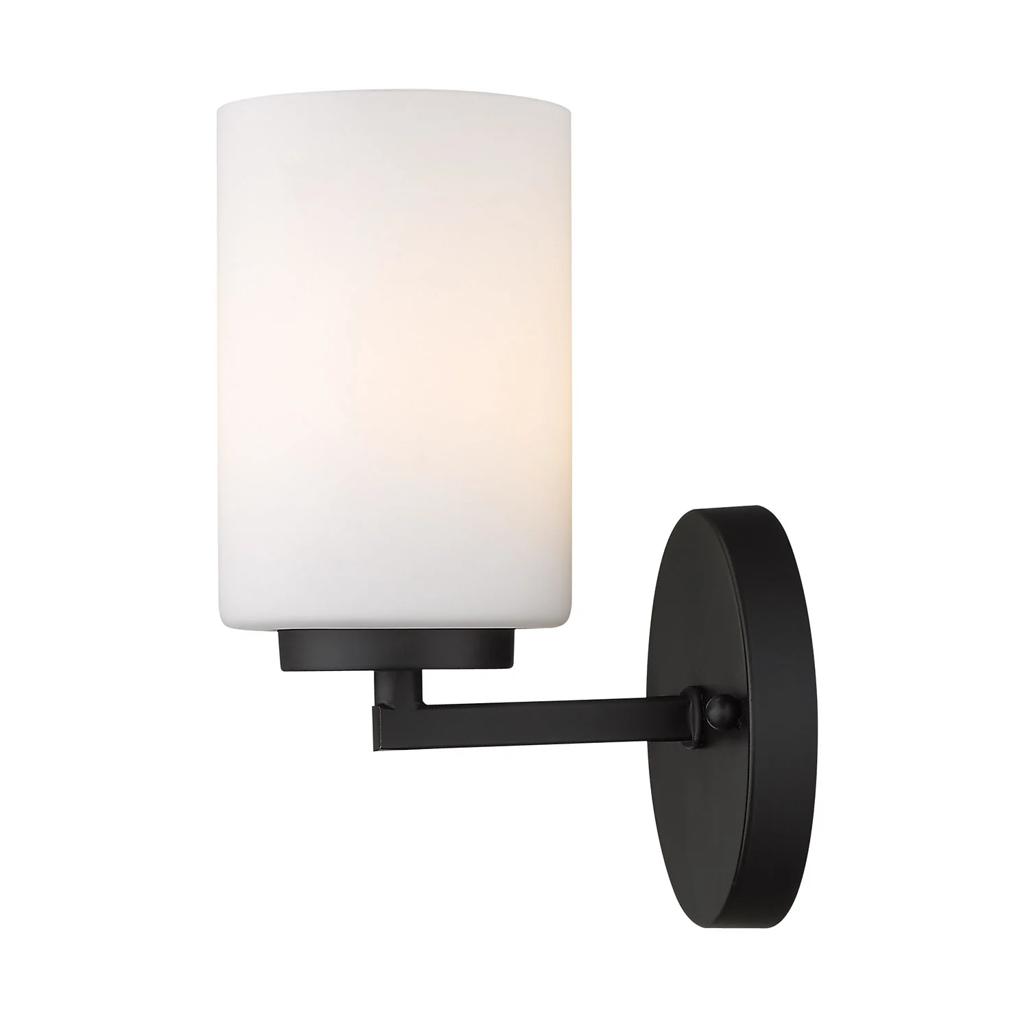 Manhattan 1-light Vanity in Matte Black - Image 4