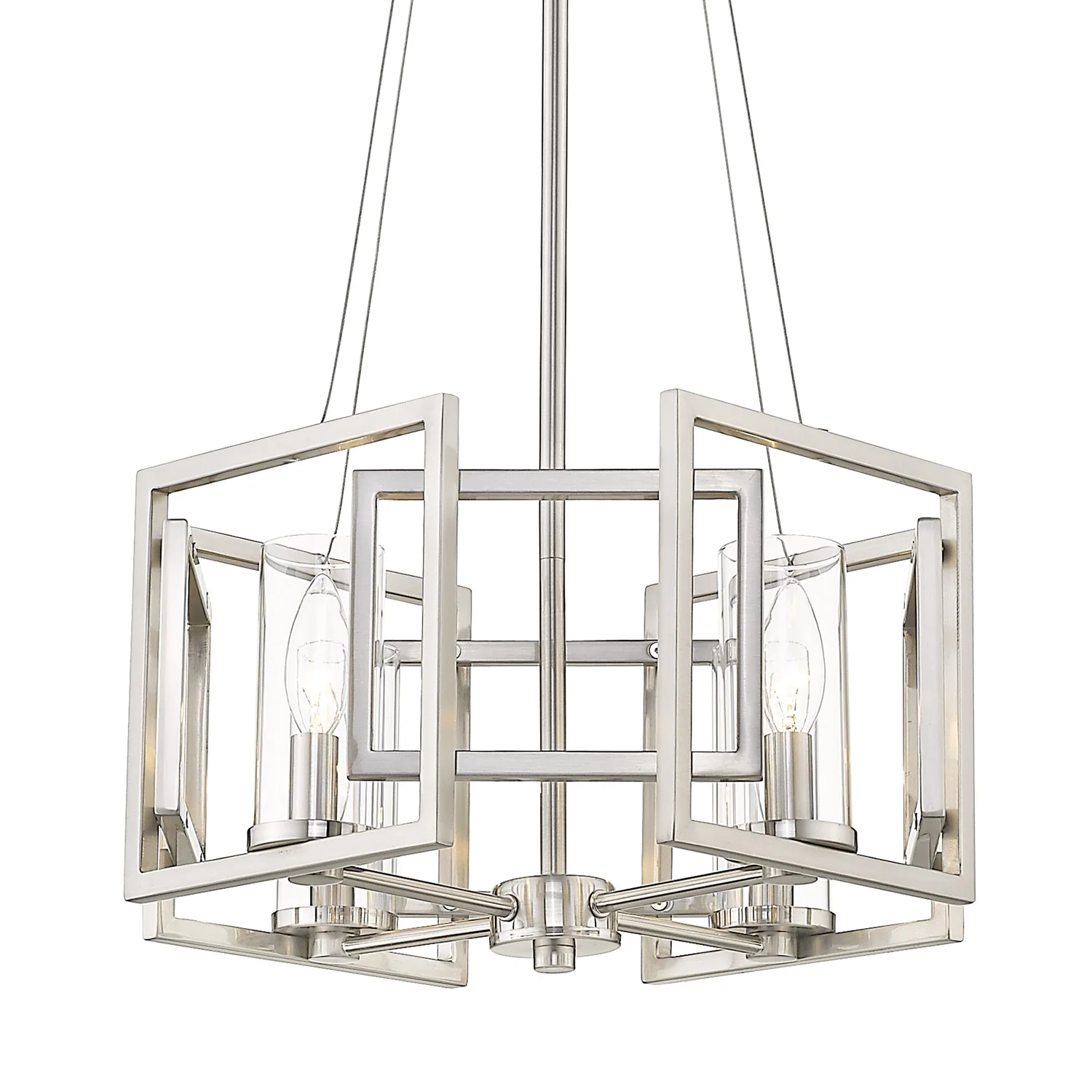 Marco 4-light Pendant in Pewter