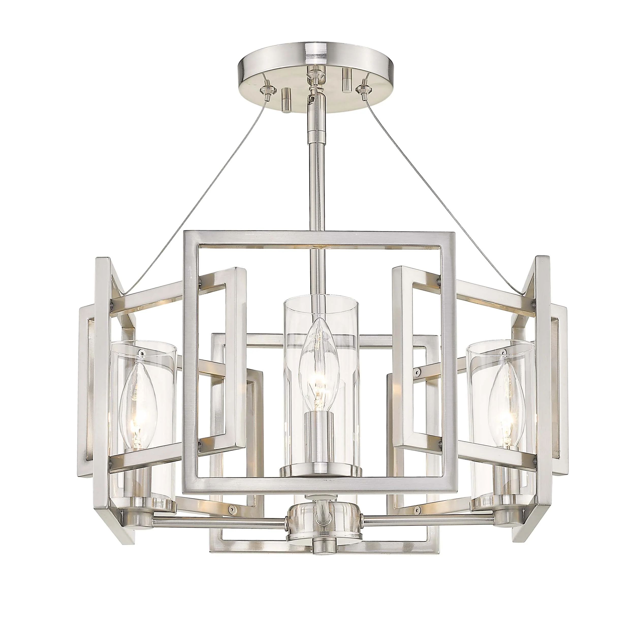 Marco 4-light Semi-Flush Mount in Pewter
