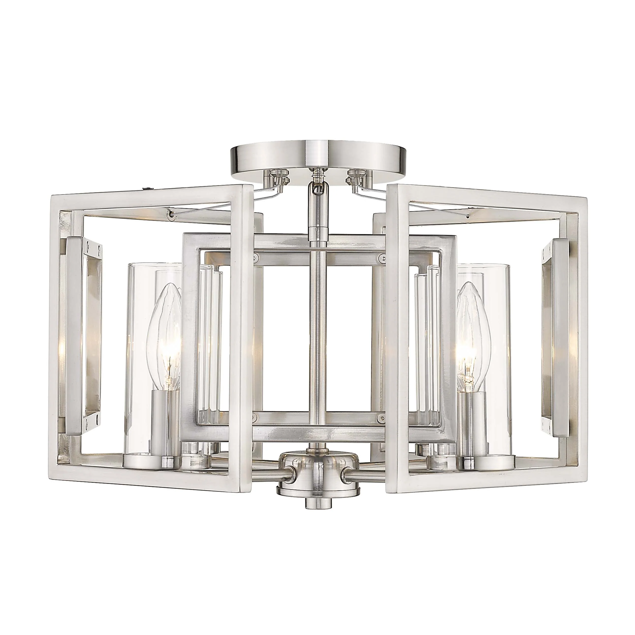 Marco 4-light Semi-Flush Mount in Pewter - Image 2