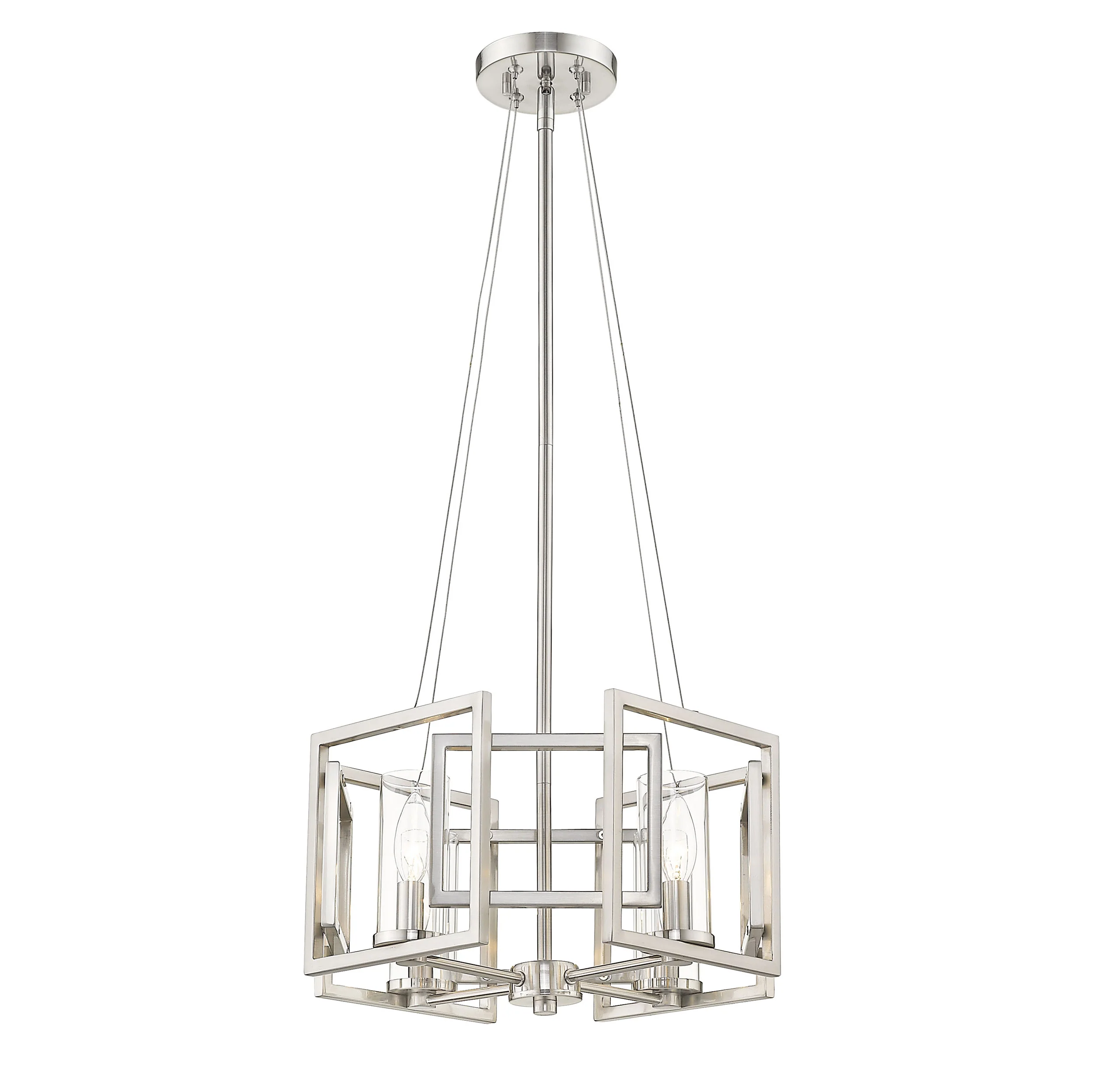 Marco 4-light Semi-Flush Mount in Pewter - Image 4